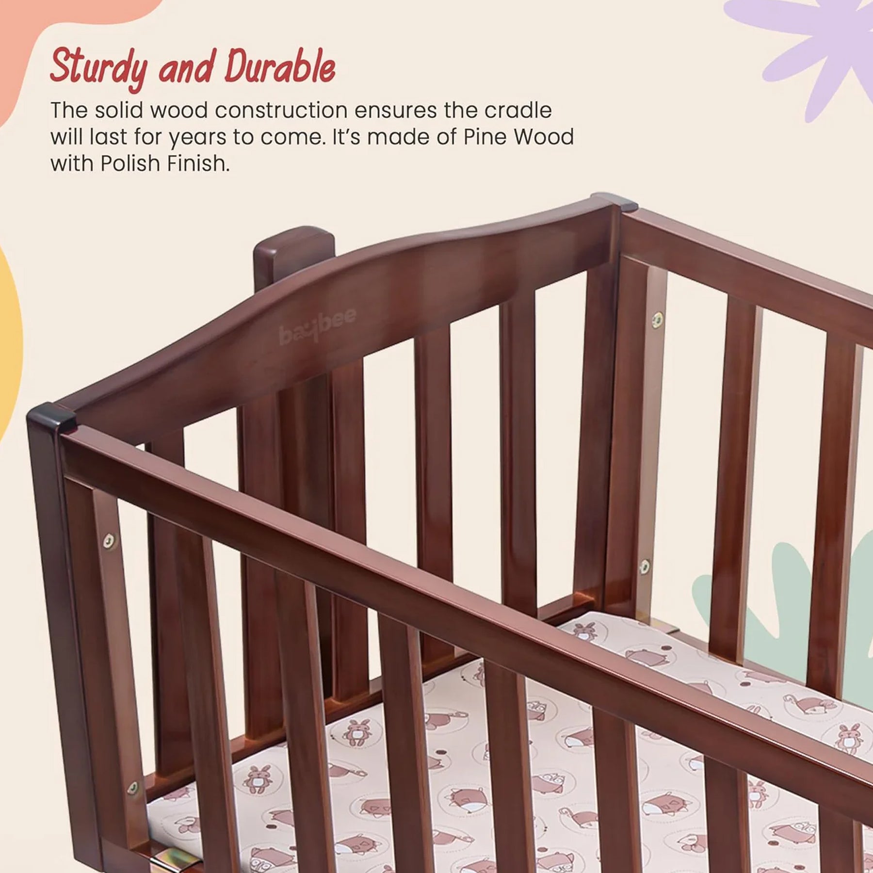 Bumble Wooden Cradle