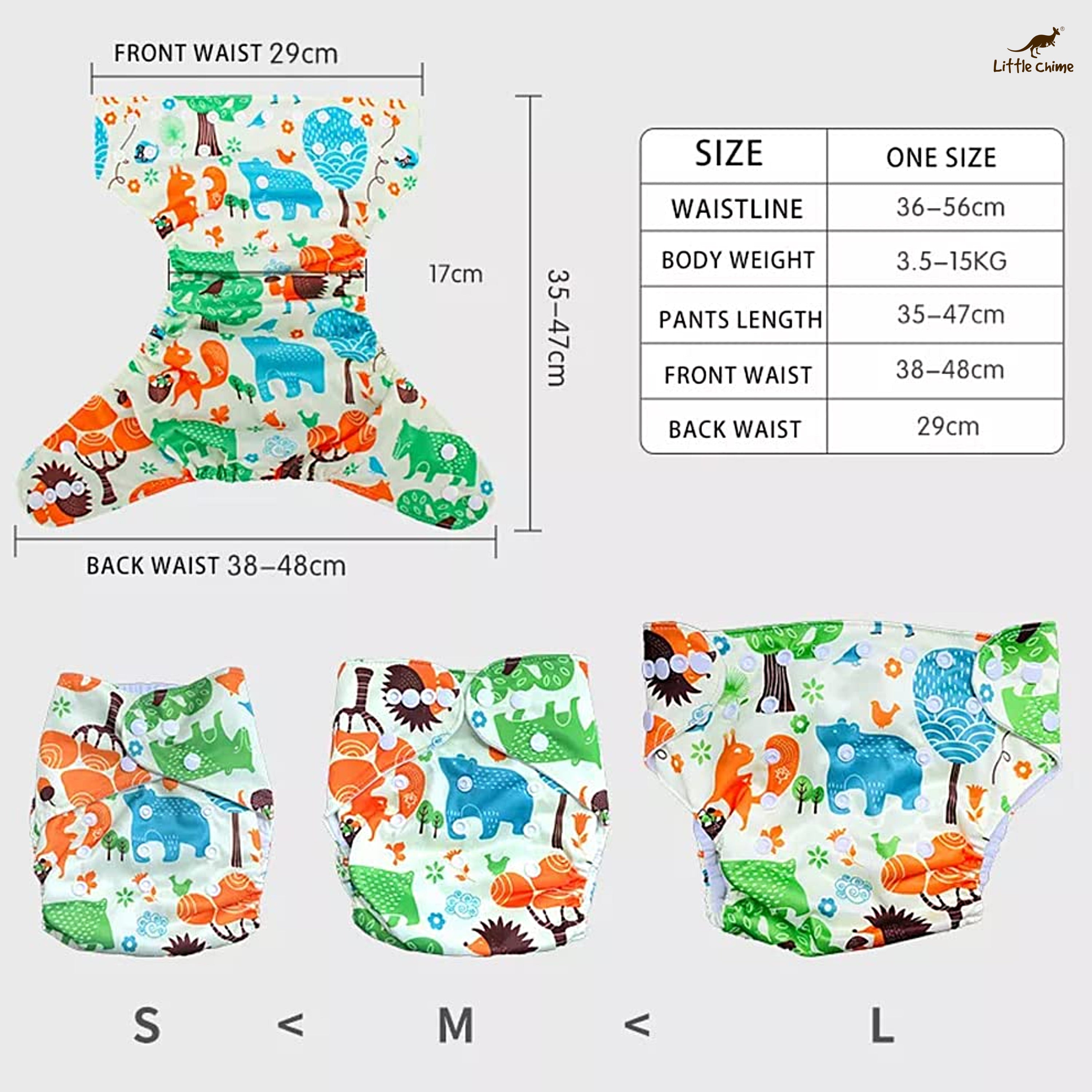 Adjustable Pocket Cloth Diaper