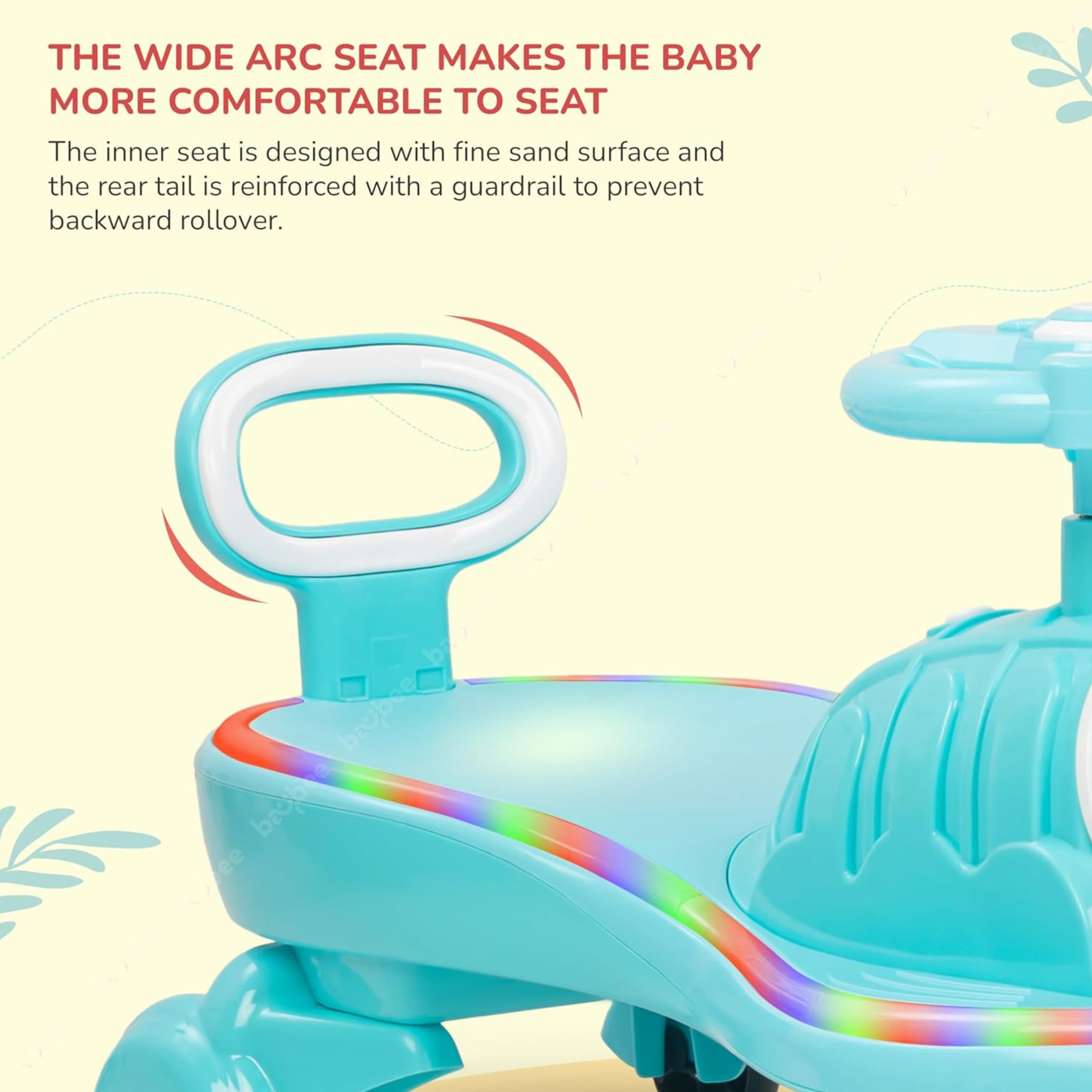 Tranz Kids Magic Swing Car for Kids