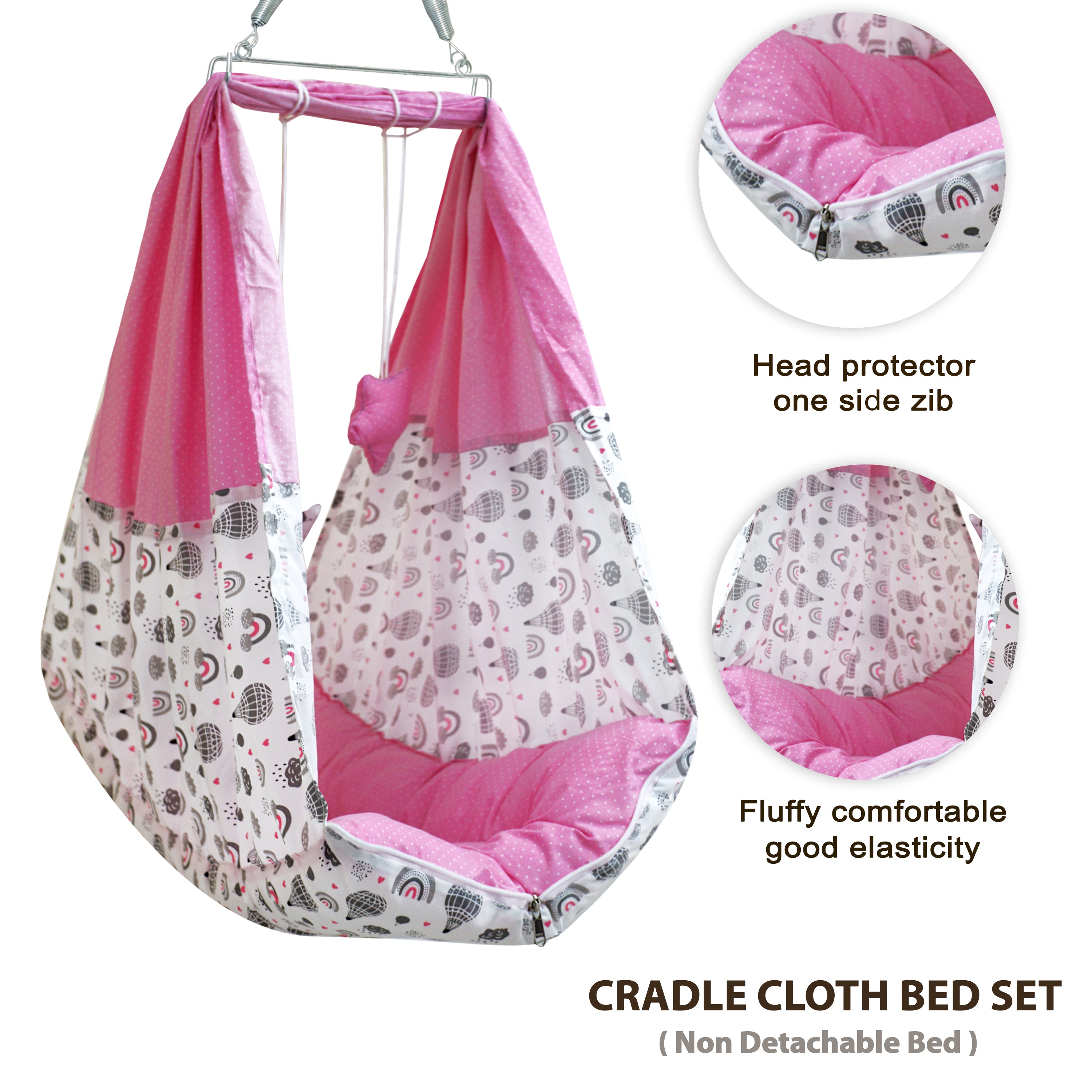 Cotton Bed Cradle Combo