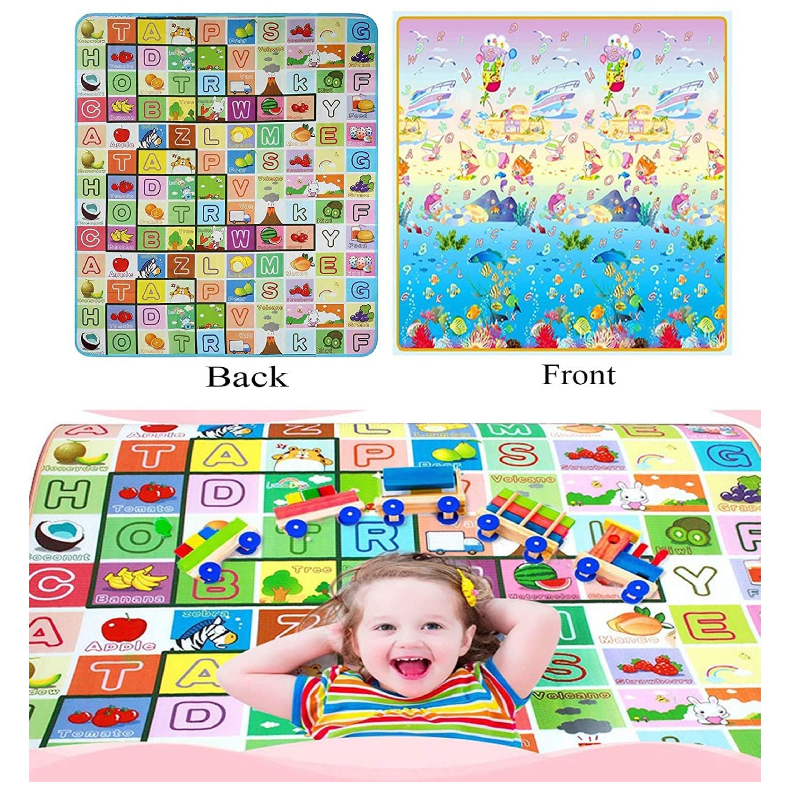 Kids Care Play Mat Baby Crawling Floor Mat Folding
