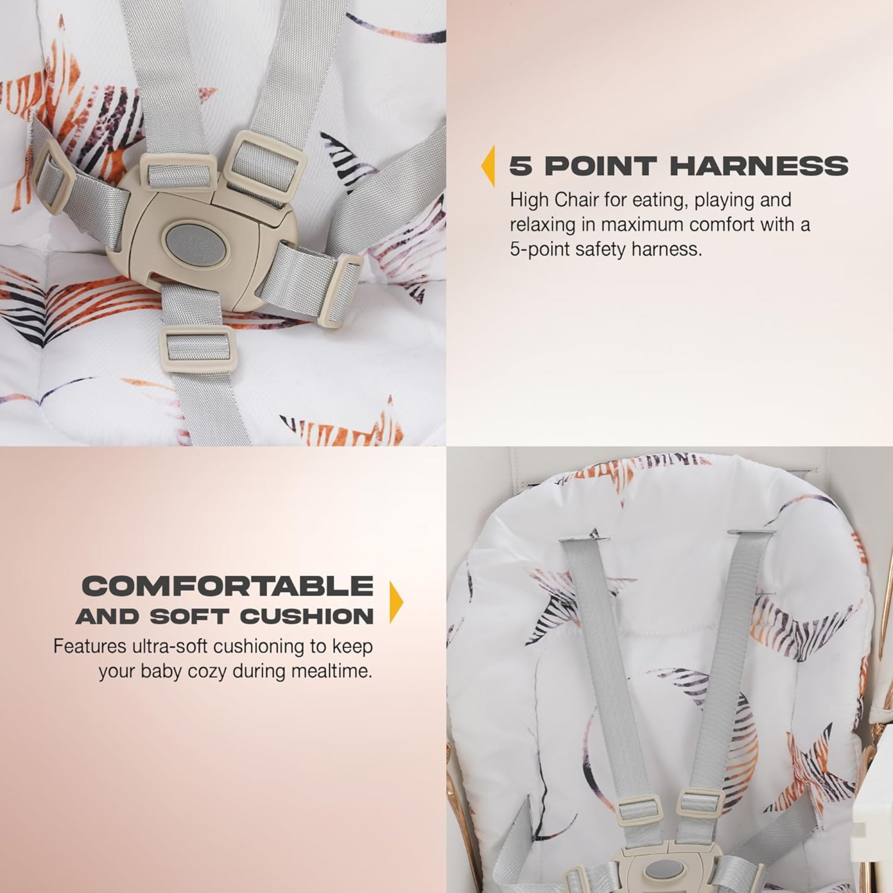 Nivio 3-in-1 Convertible High Chair