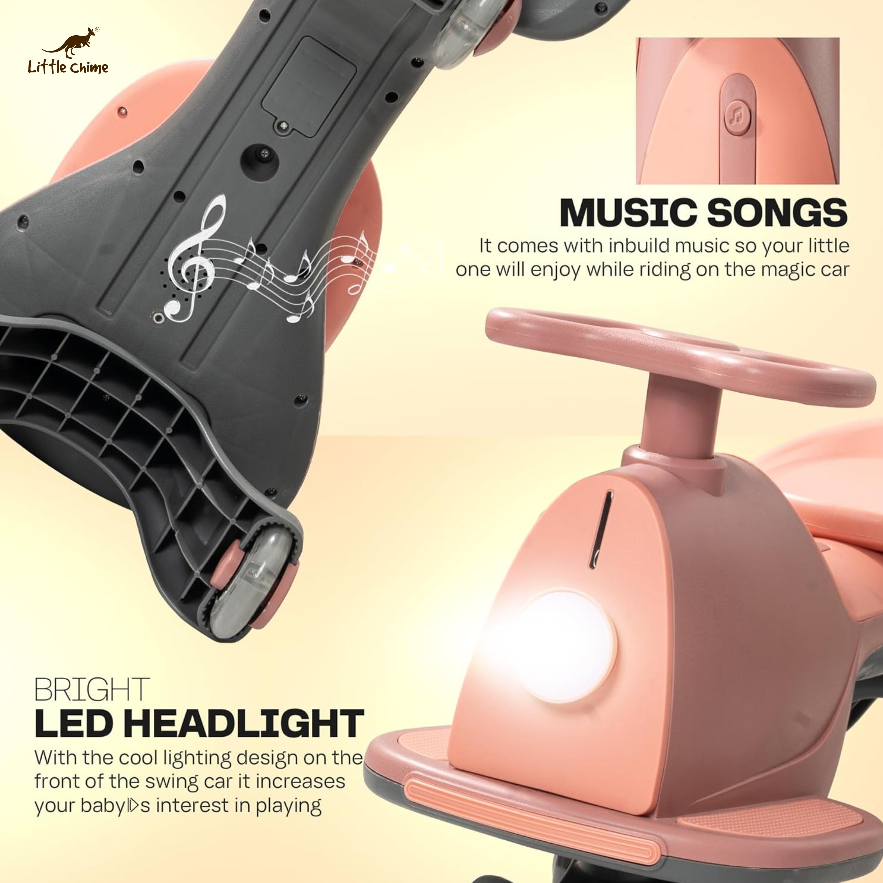 Nord Kids Magic Swing Cars for Kids