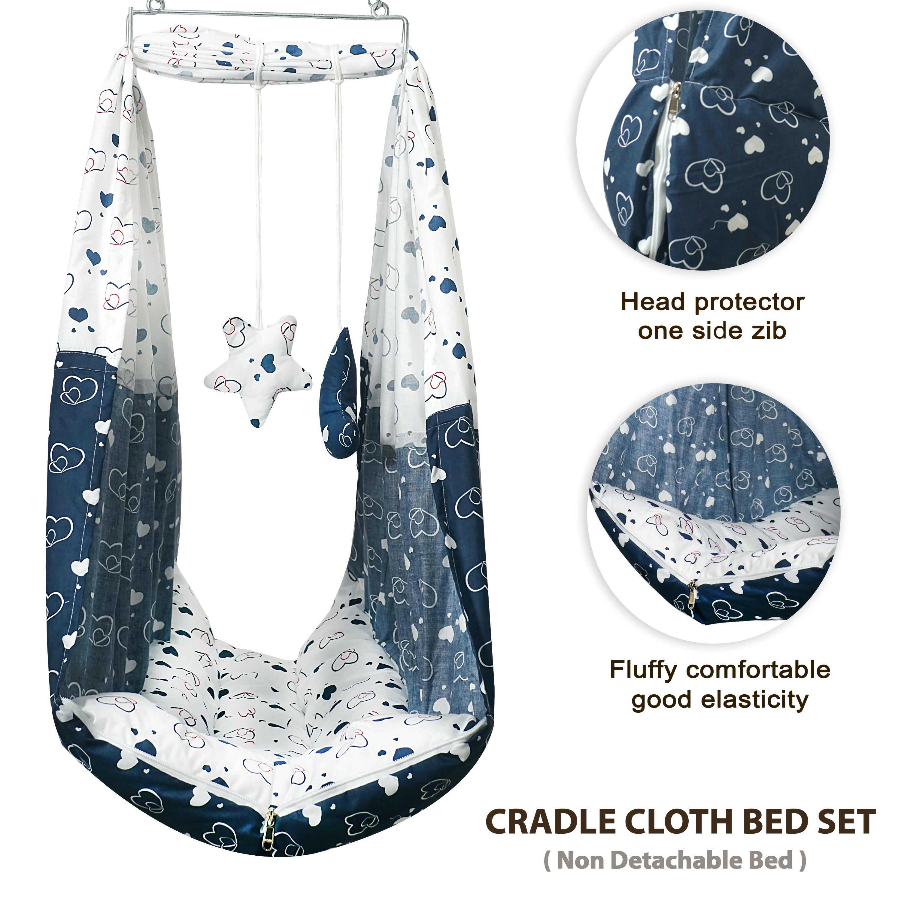 Cotton Bed Cradle Combo