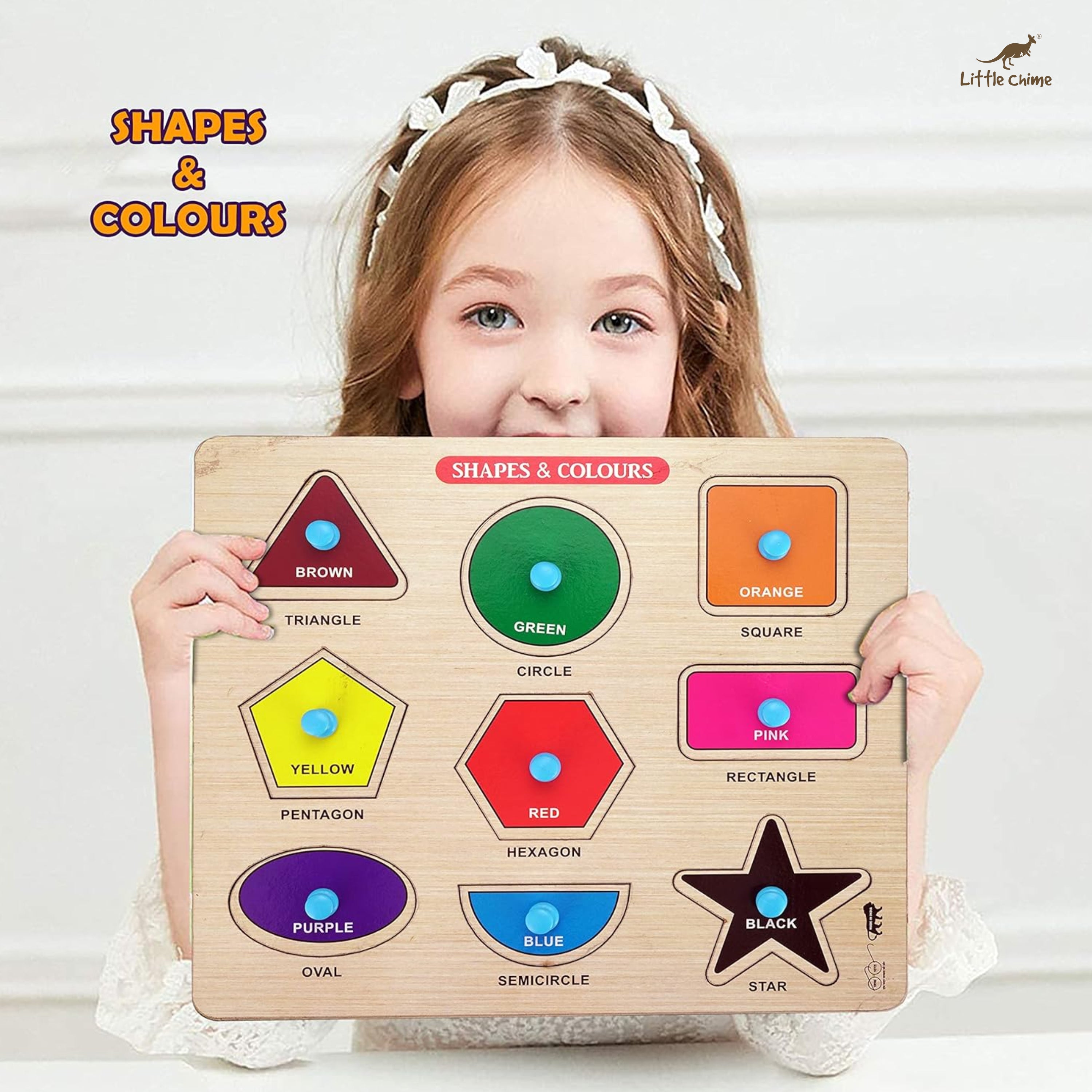 Shape and Color Wooden Puzzle