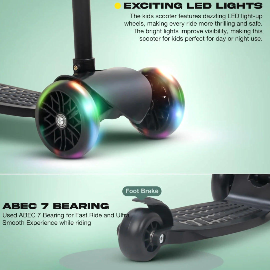 Zoomie Foldable Kick Scooter for Kids