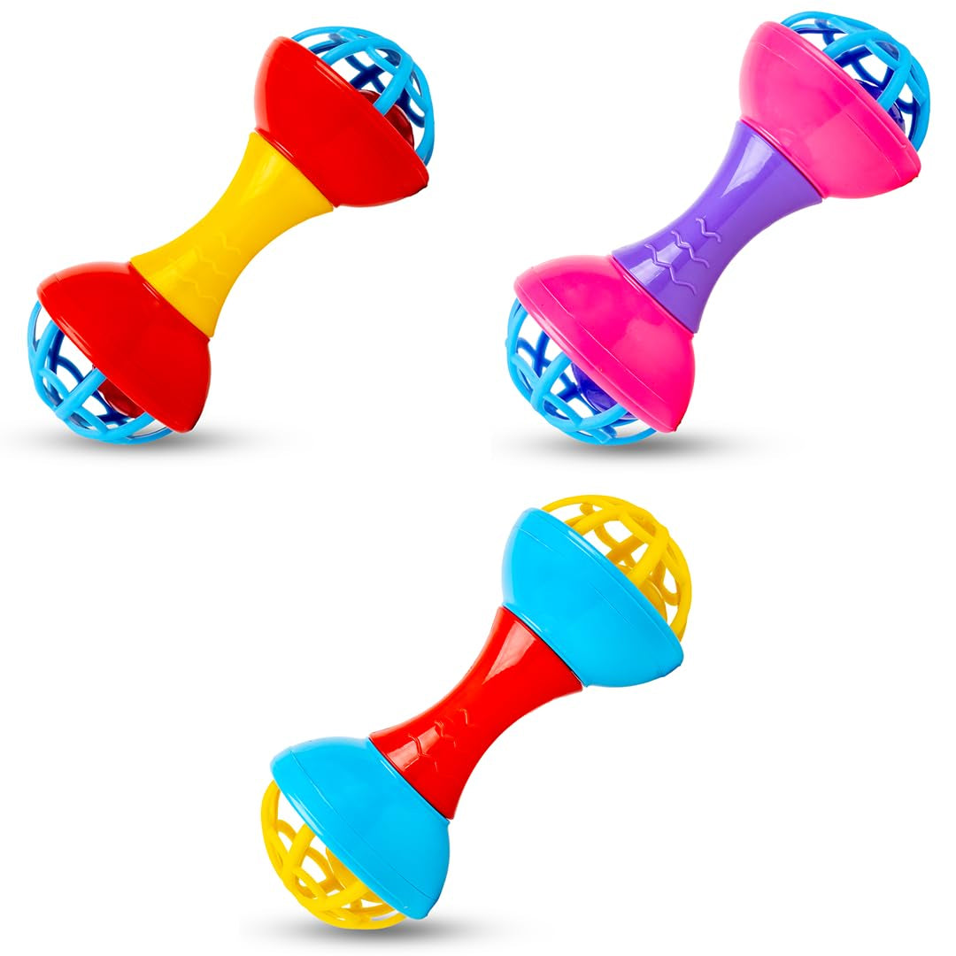 Dumbell Rattle Junior New Born Baby