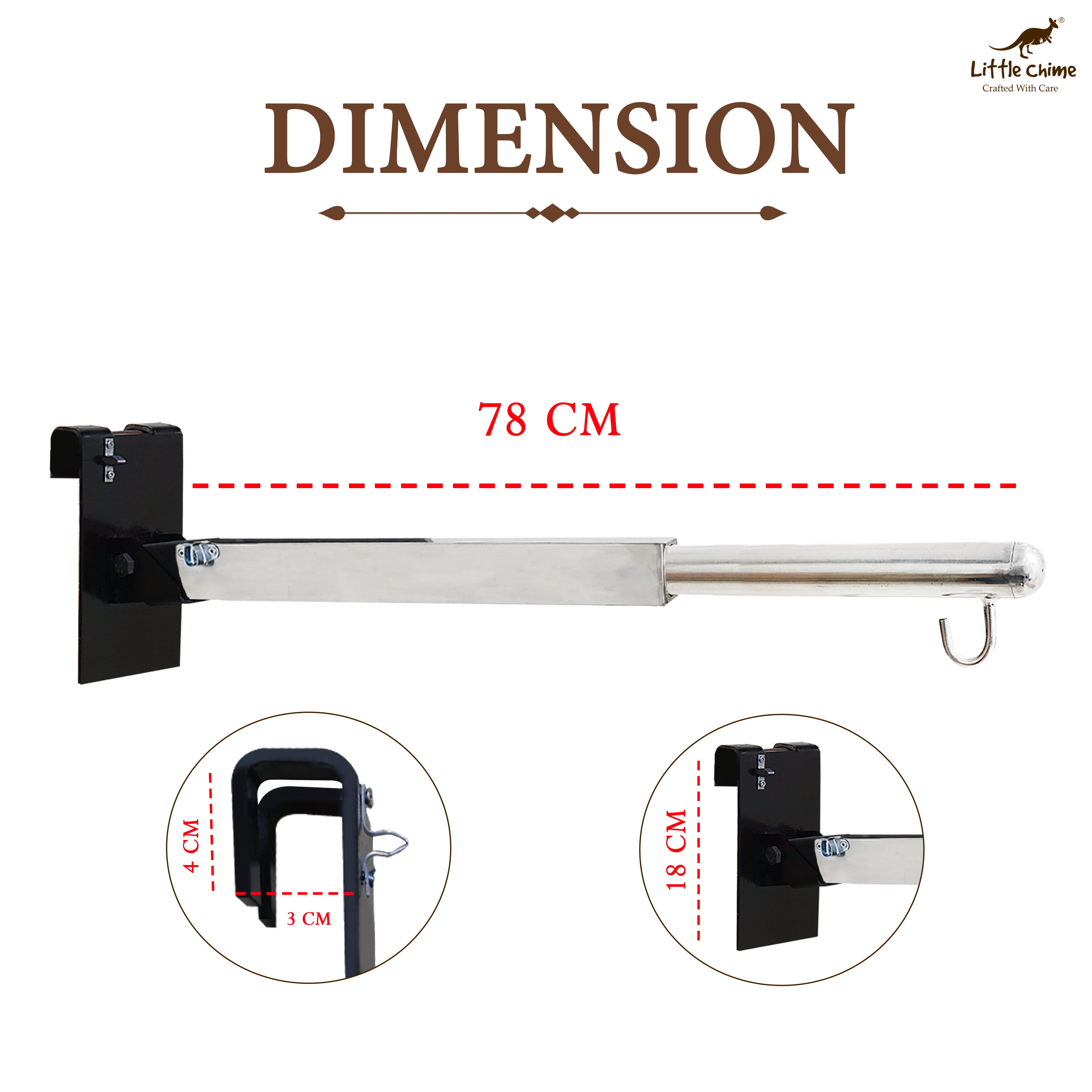 Foldable Hanger & Bed Cradle Combo