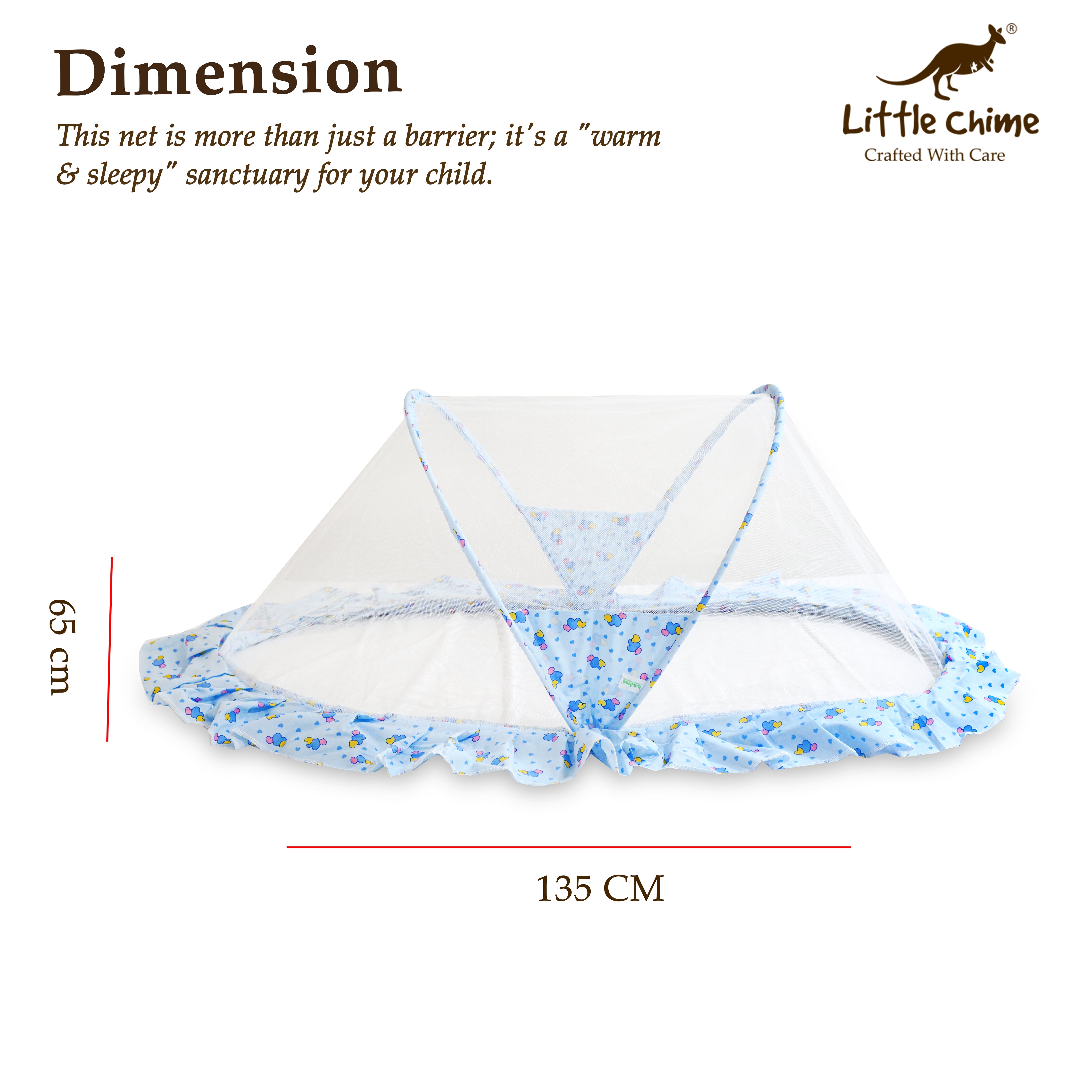 Little Chime Foldable Baby Mosquito Net – Safe & Comfortable Protection