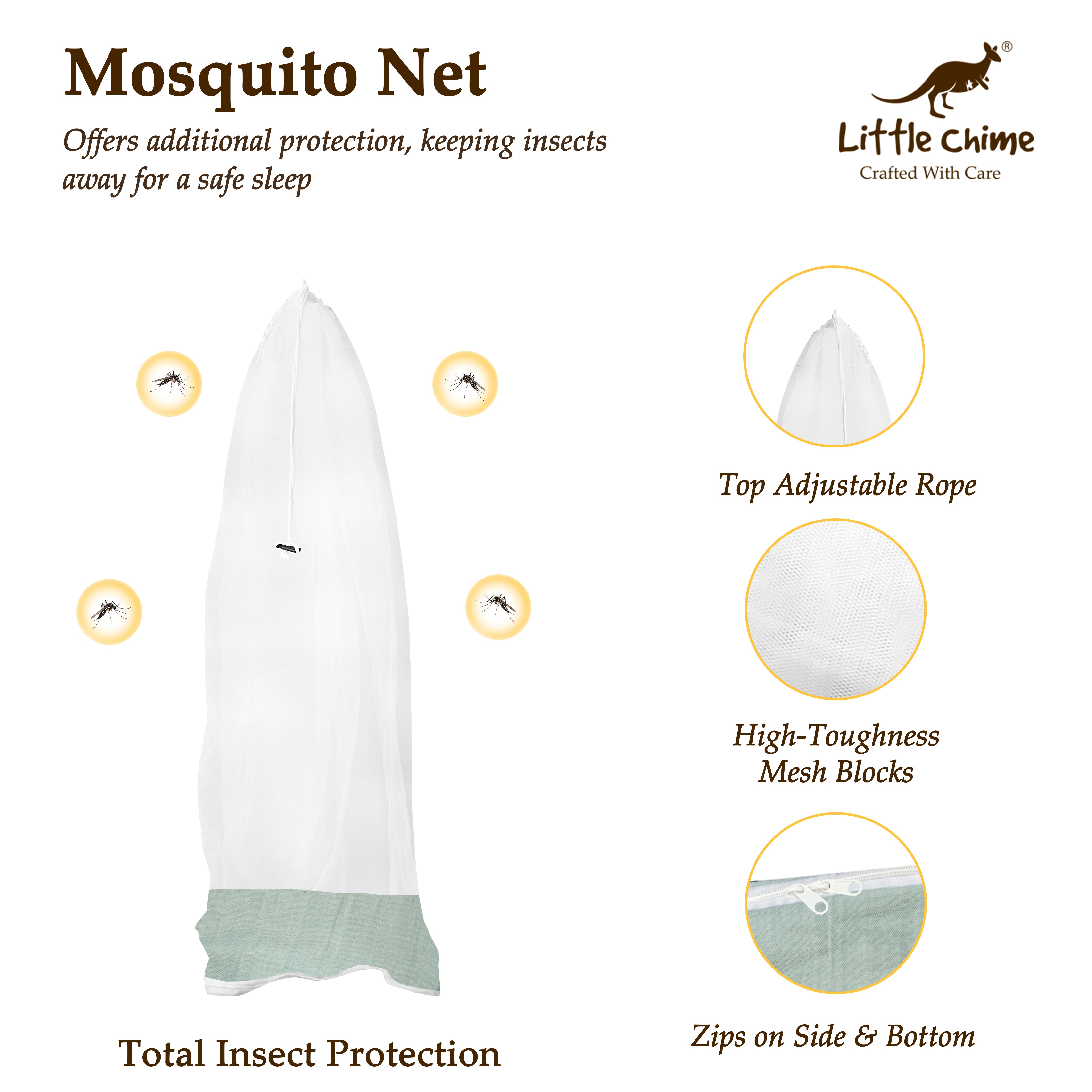 Muslin Bed Cradle Combo