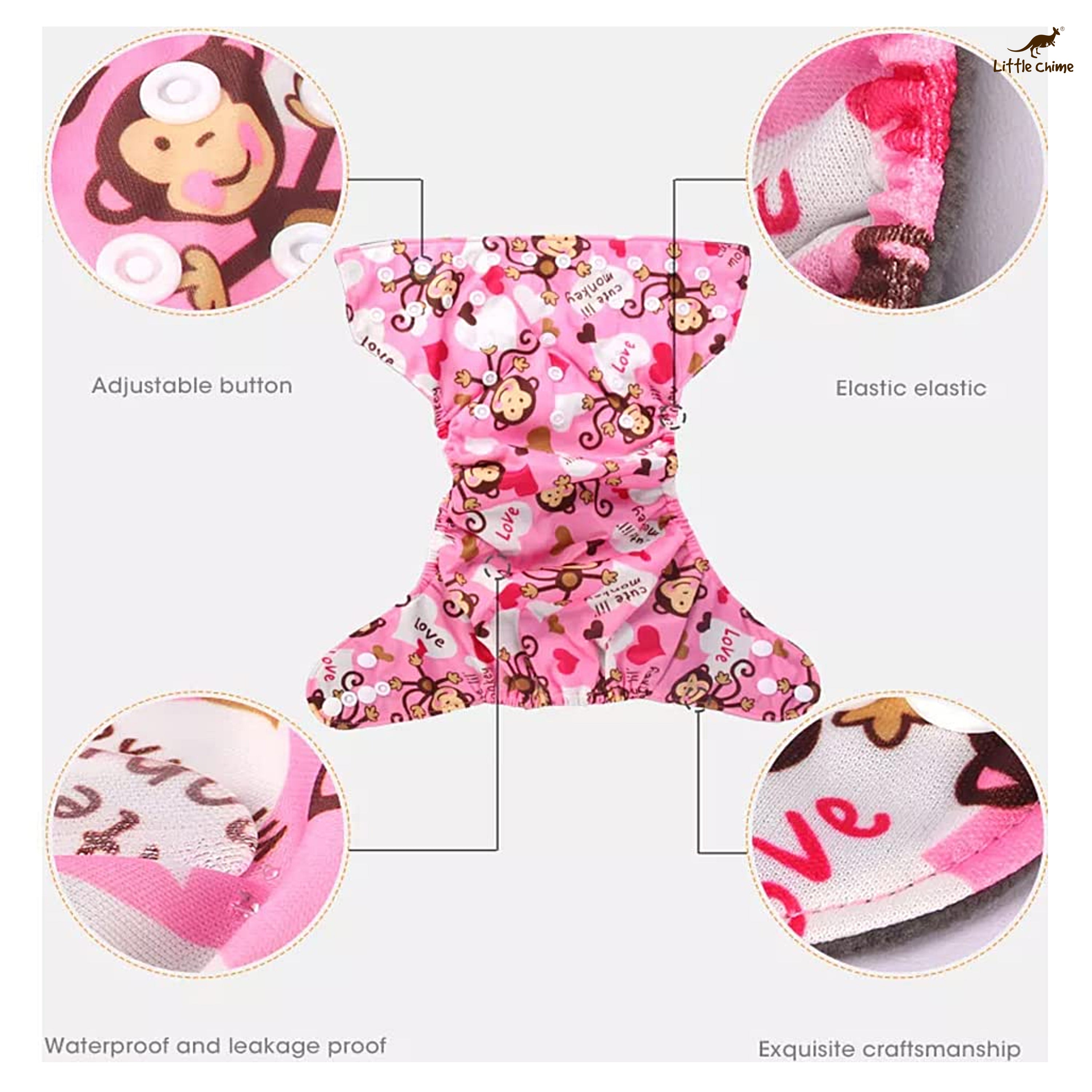 Adjustable Pocket Cloth Diaper