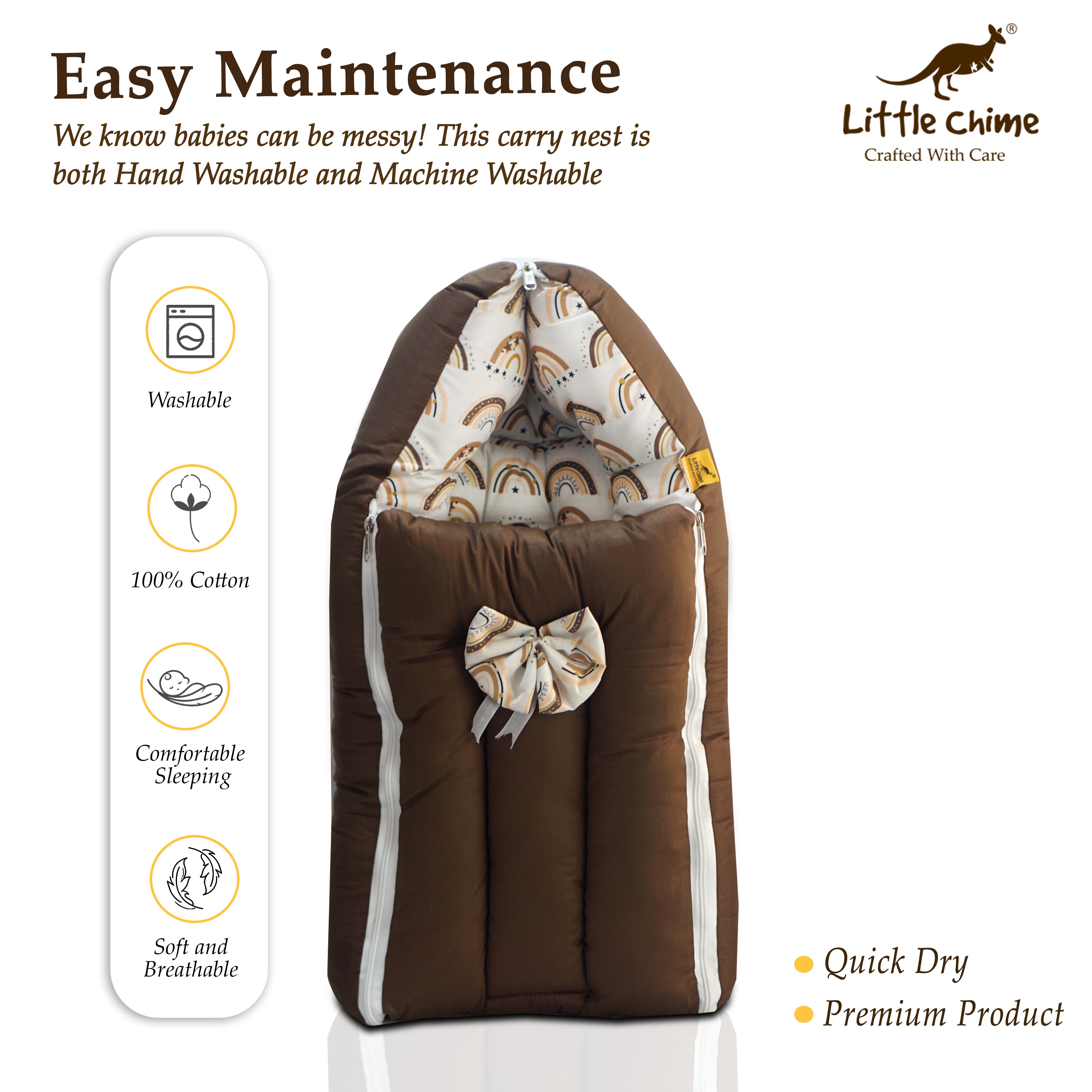 Soft & Cozy Baby Carry Bed👶