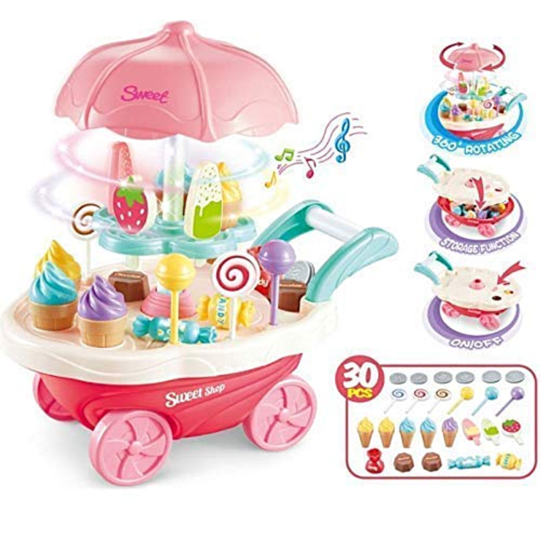 Ice Cream Trolley Set