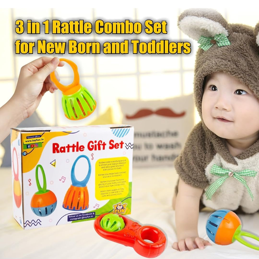 Toy Fun Rattle 3 in 1 Combo