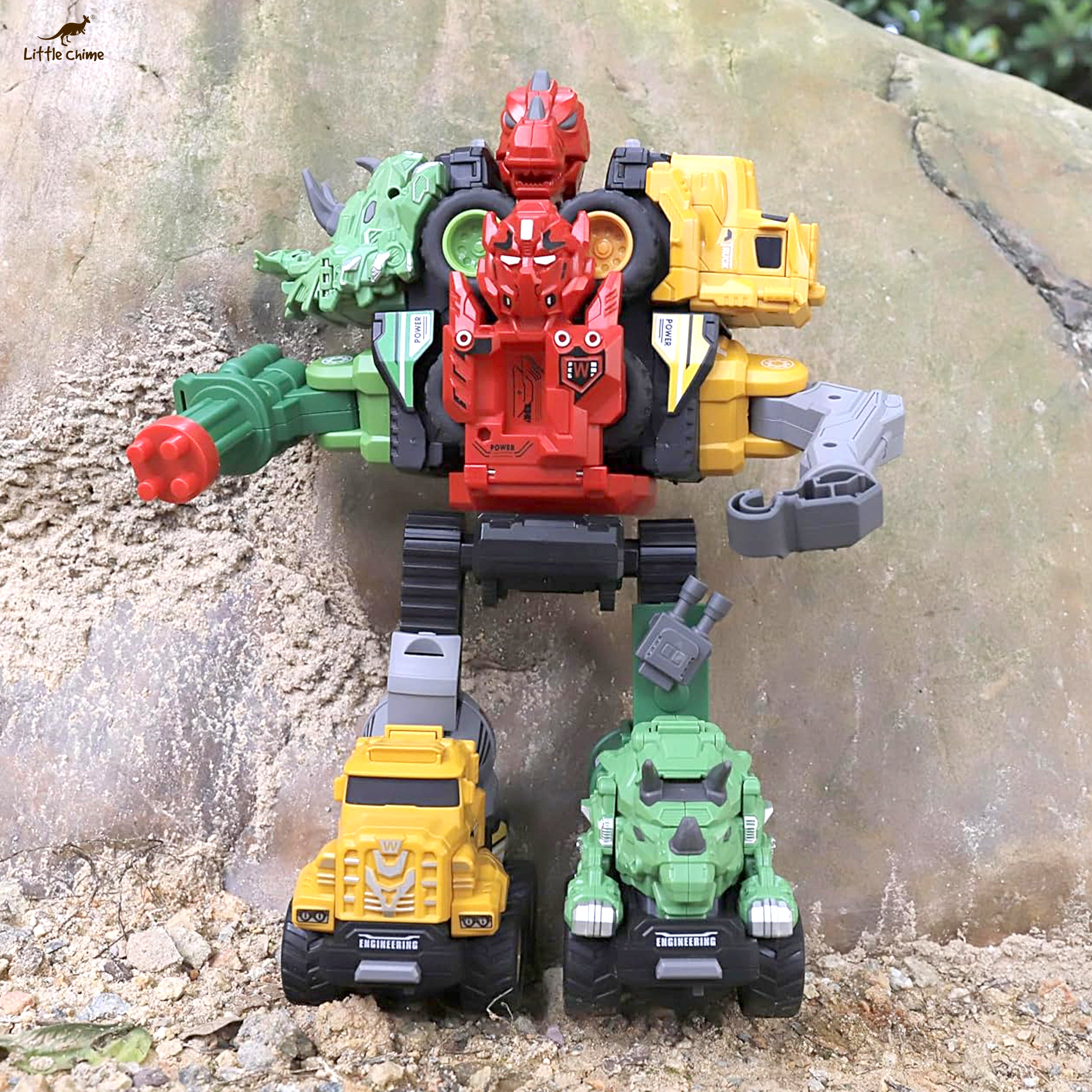 Dinosaur Transform Robot Truck Toy
