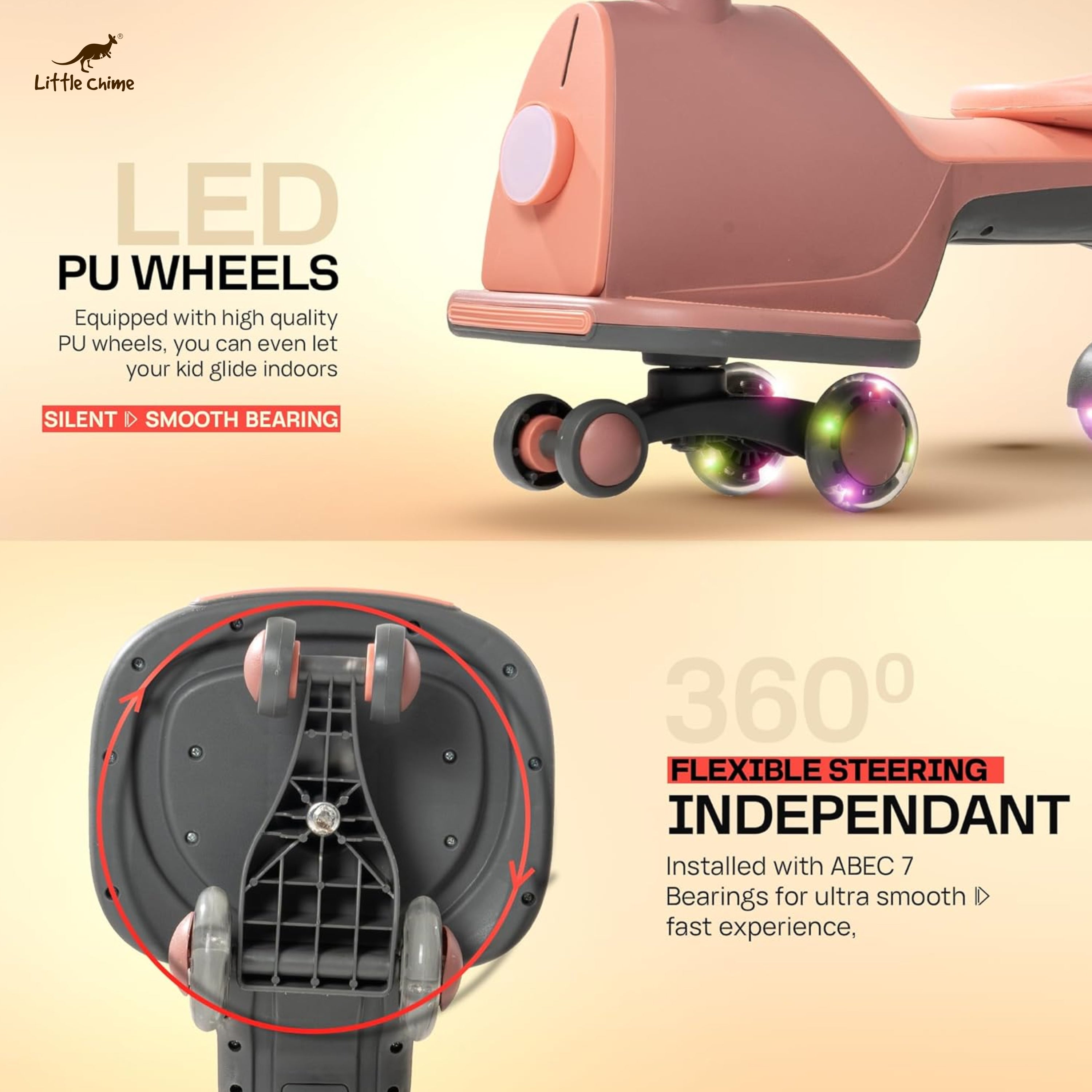 Nord Kids Magic Swing Cars for Kids