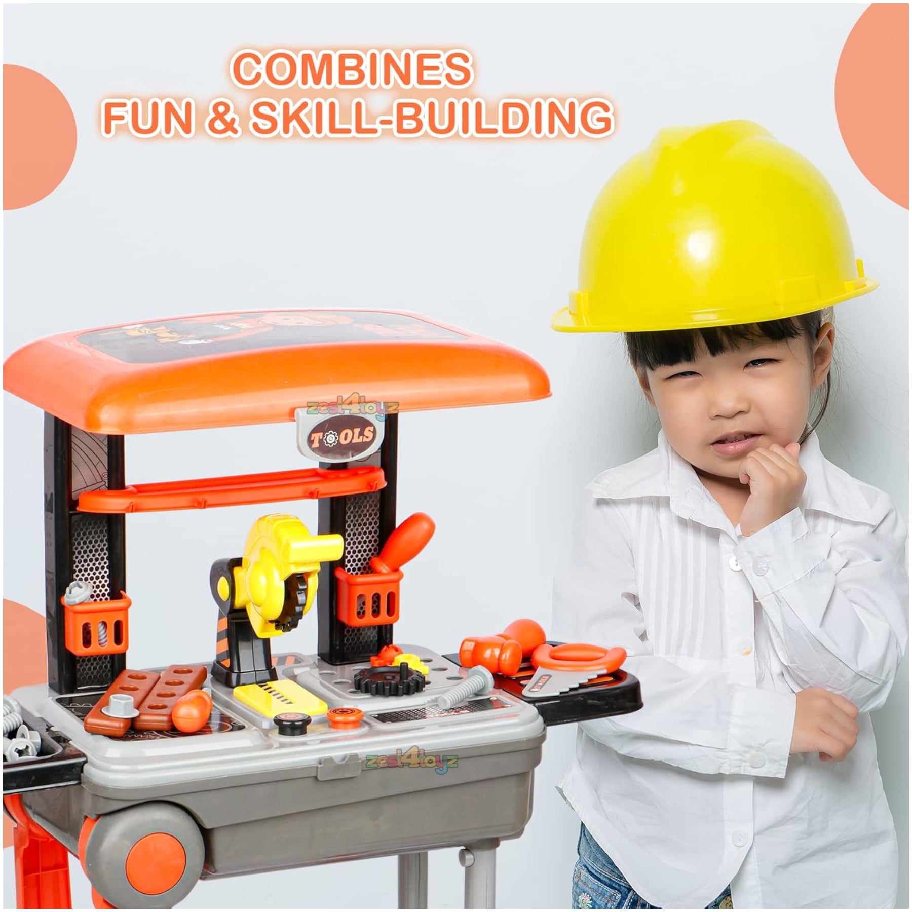 Deluxe Plastic Tool Work Bench