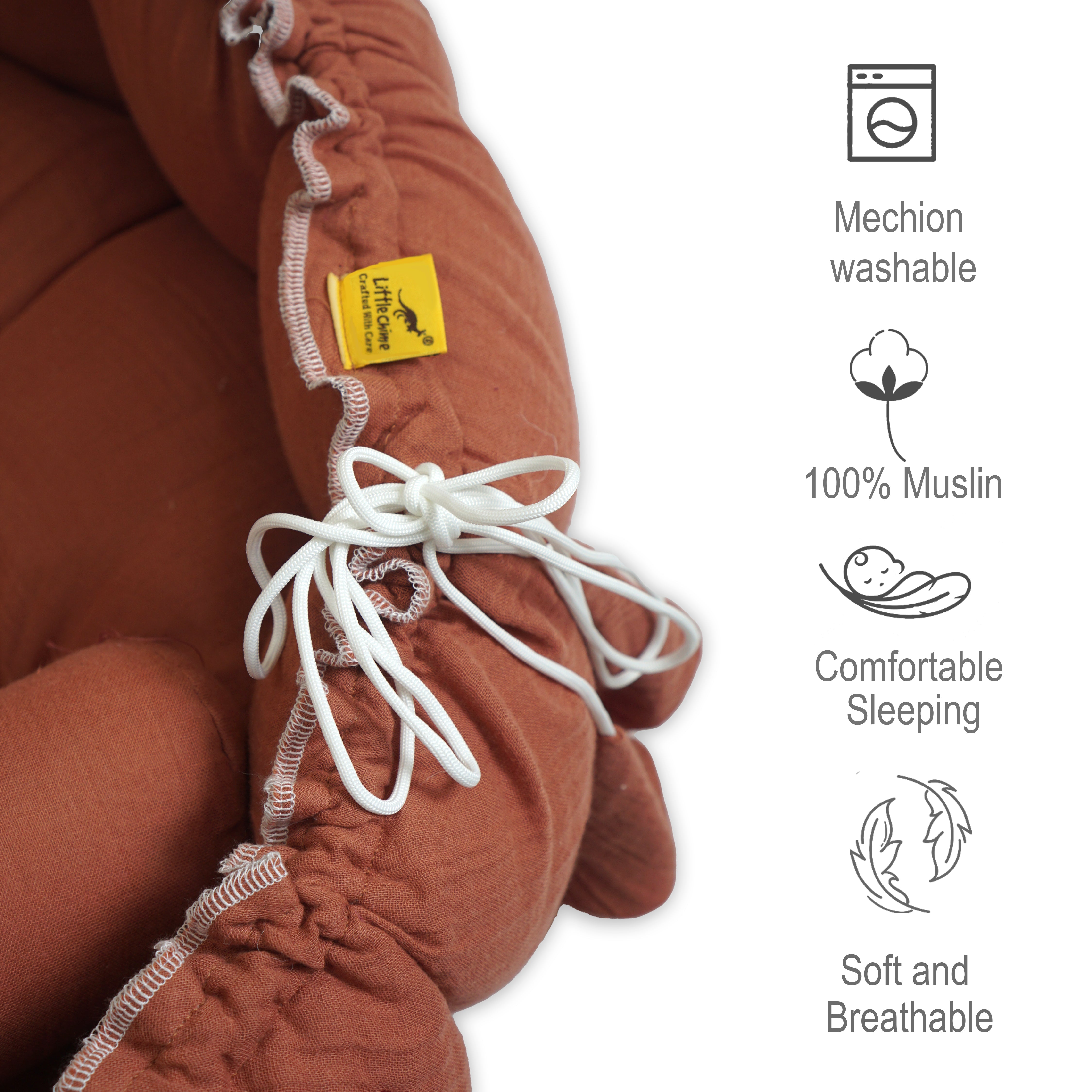 6 Piece Muslin Bed Combo