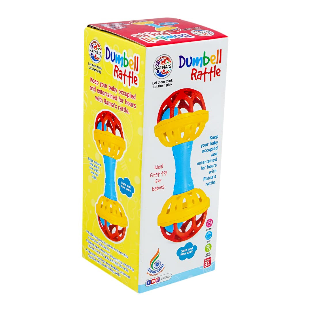 Dumbbell Rattle Size 8 Inches
