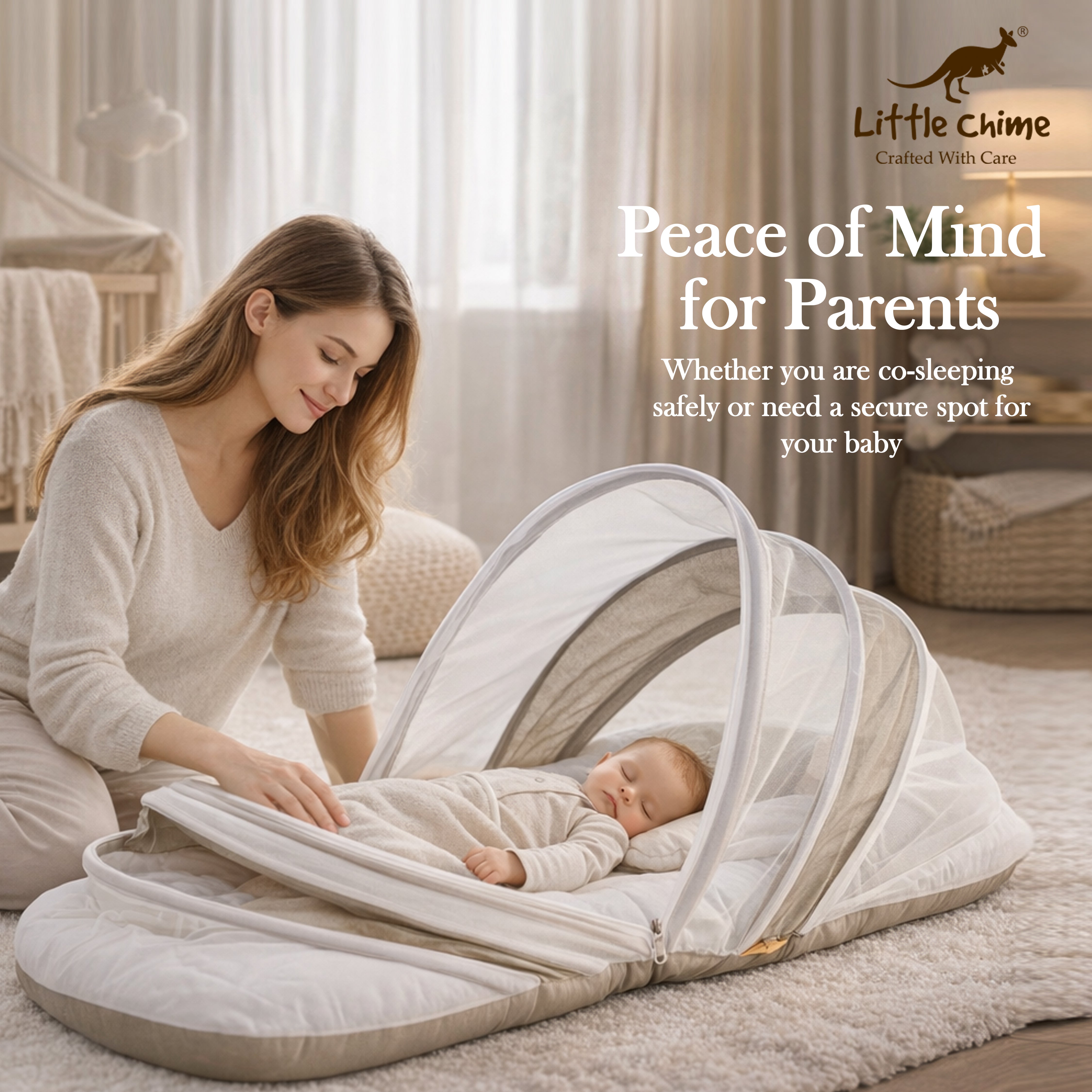 Baby Bed with Mosquito Net