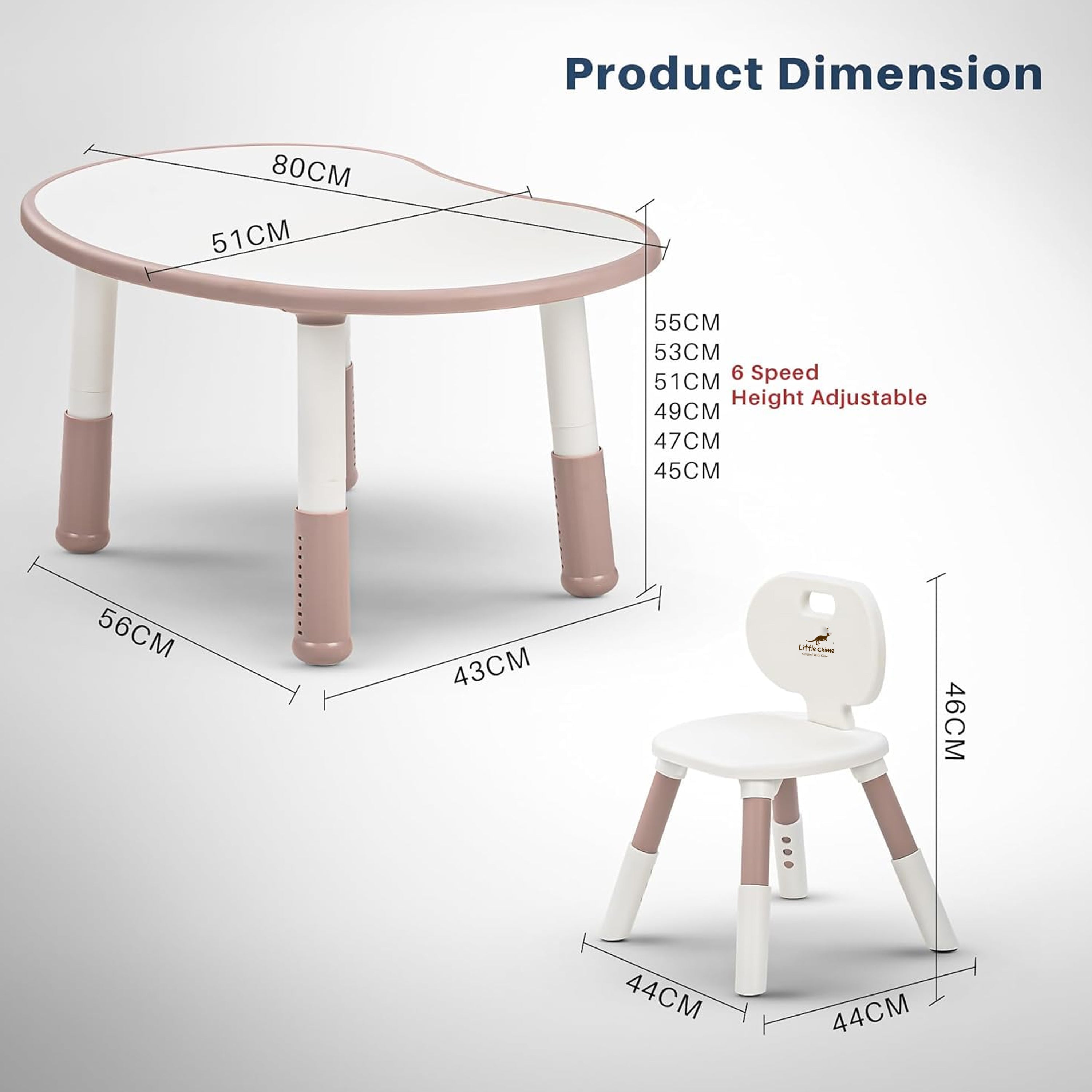 Functional Adjustable Study Table
