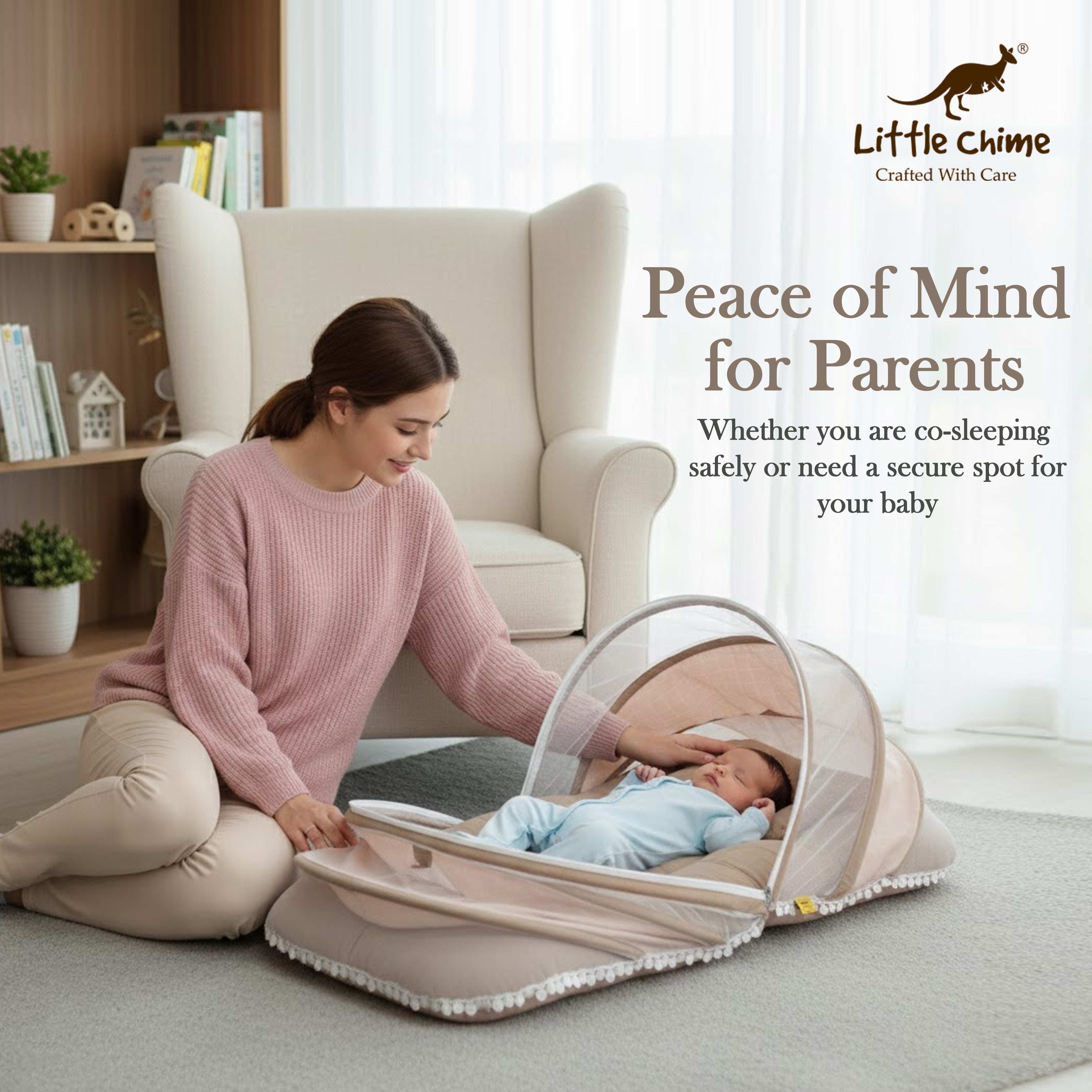 Muslin Baby Net Bed