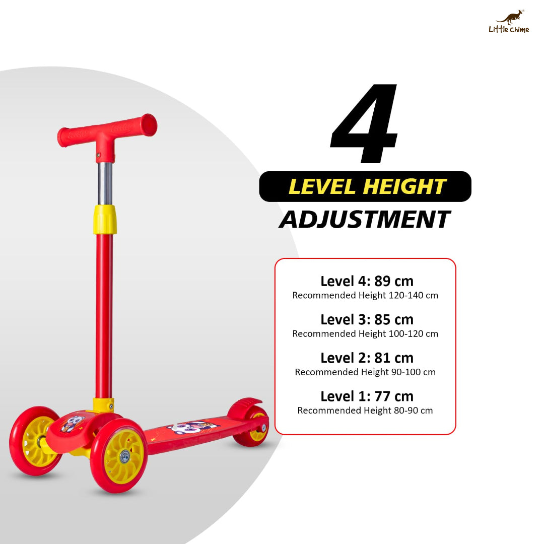 Girls, Kids Scooter with PVC Wheels