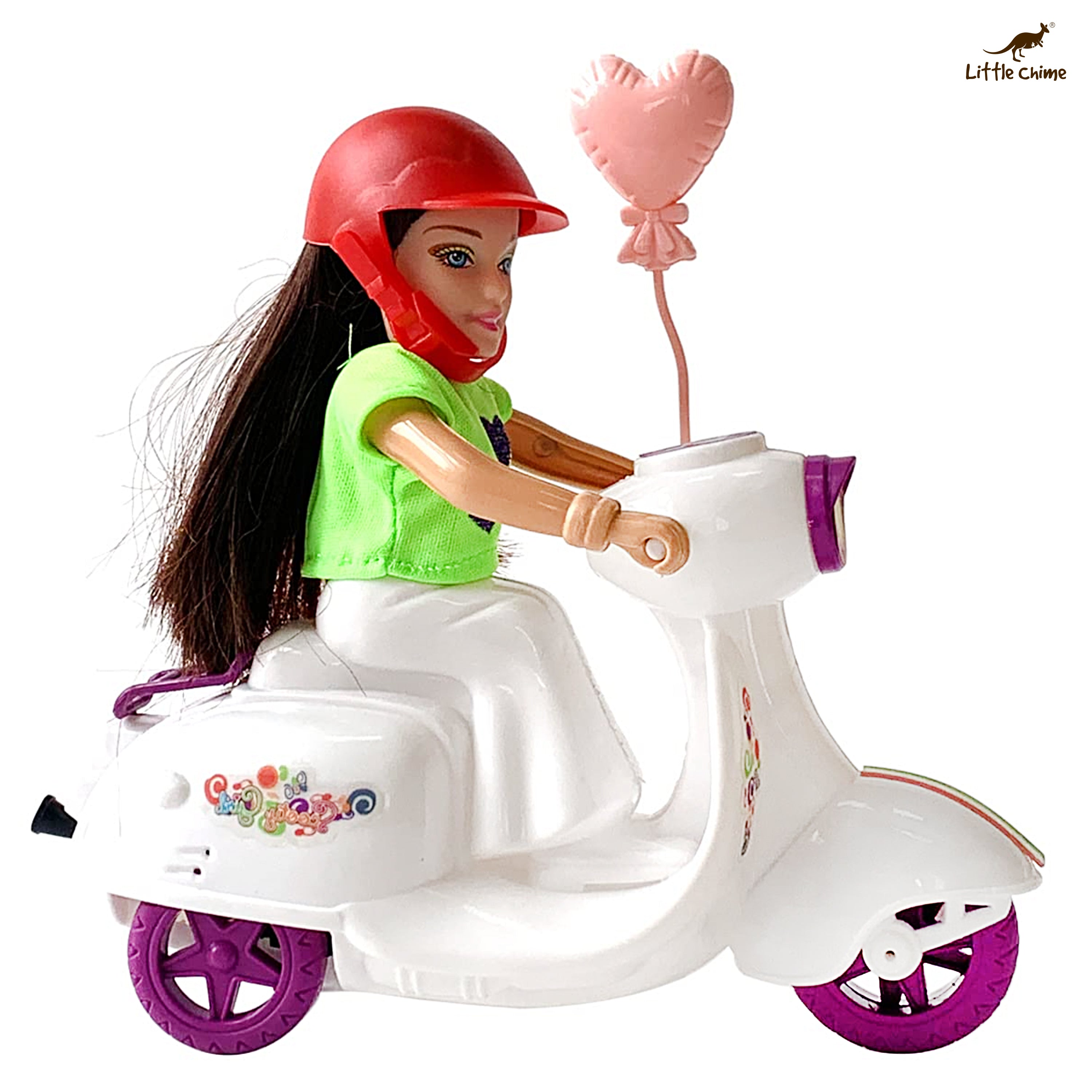 Tassino Doll Scooter Girl Toy