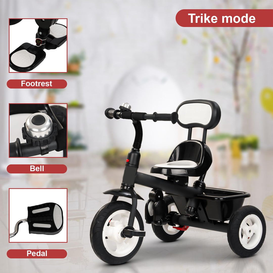 Tricycle with Parental Push Handle