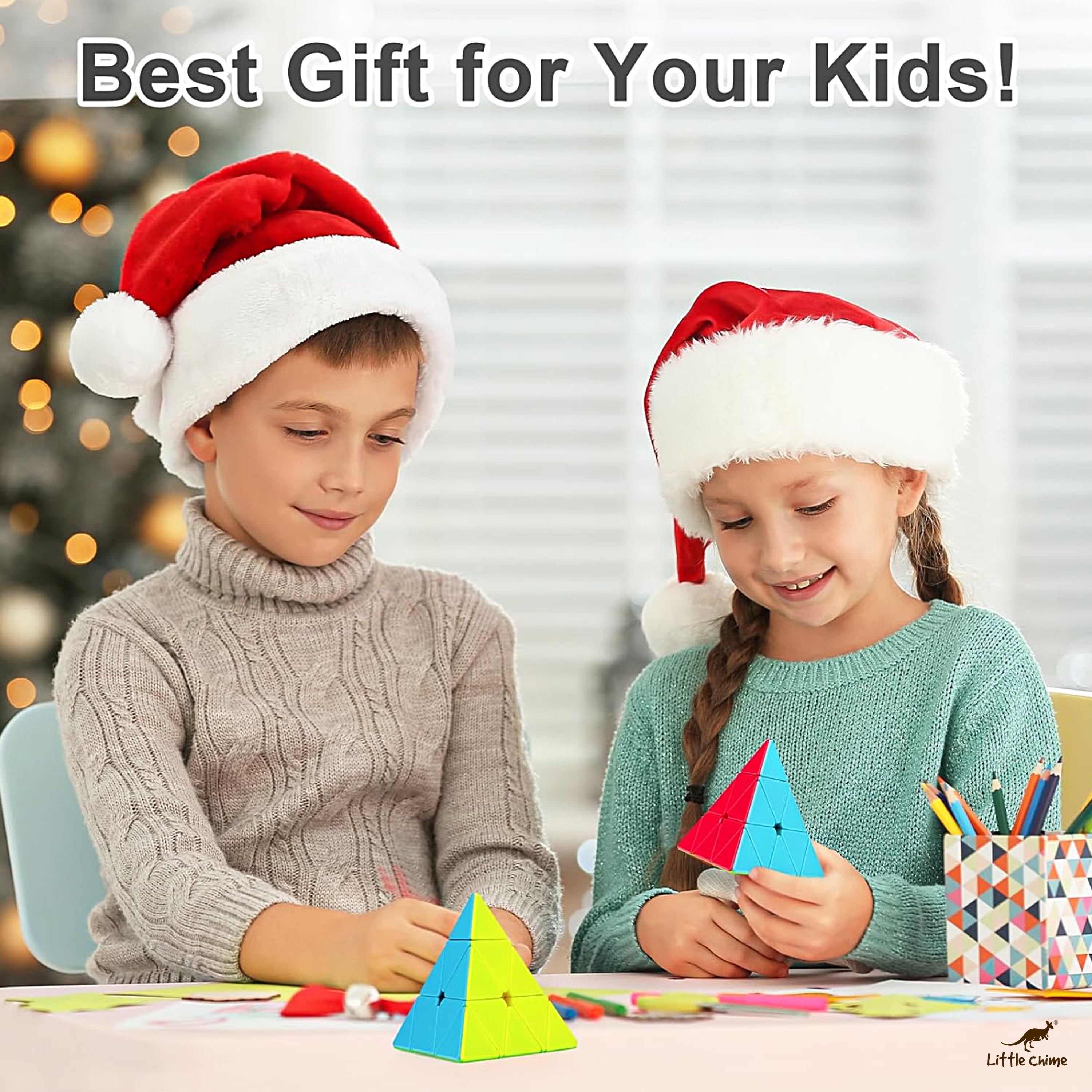 Mirror Silver and Gold Stickerless Magic Speed Cube