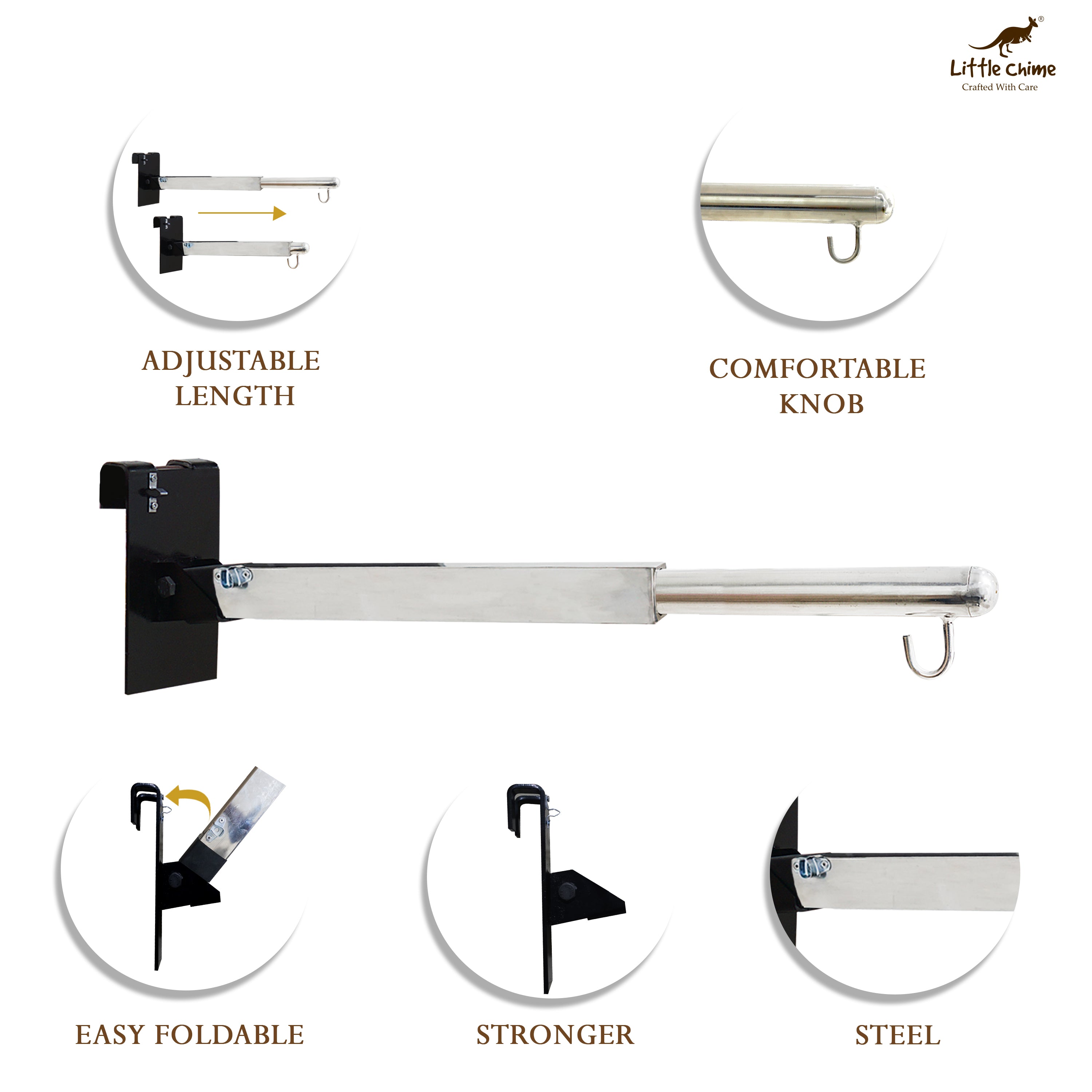 Foldable Hanger & Bed Cradle Combo