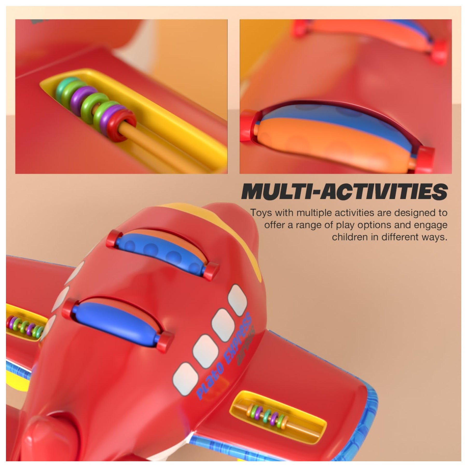 Funbee Aeroplane Baby Musical Toy