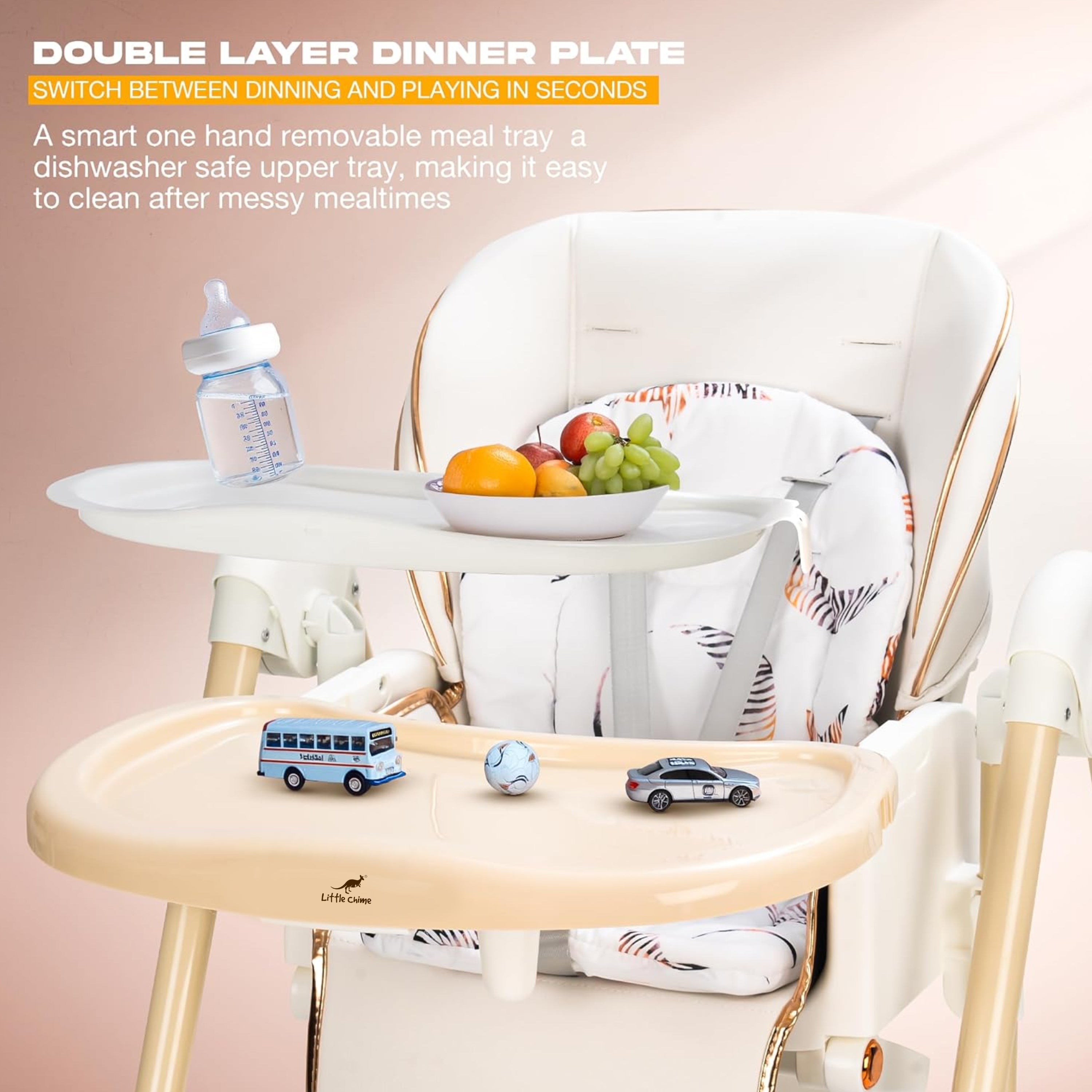 Nivio 3-in-1 Convertible High Chair