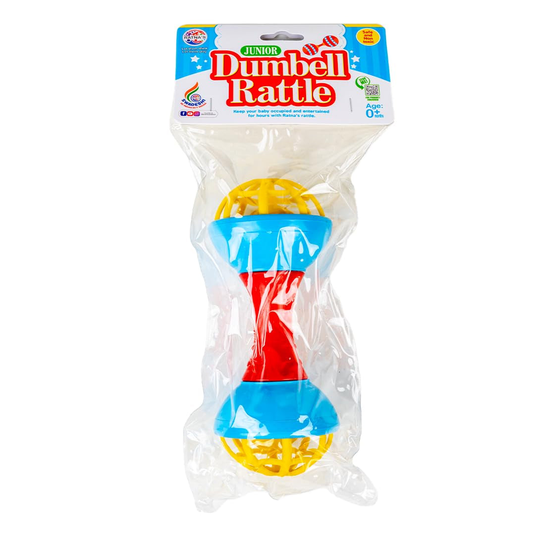 Dumbell Rattle Junior New Born Baby