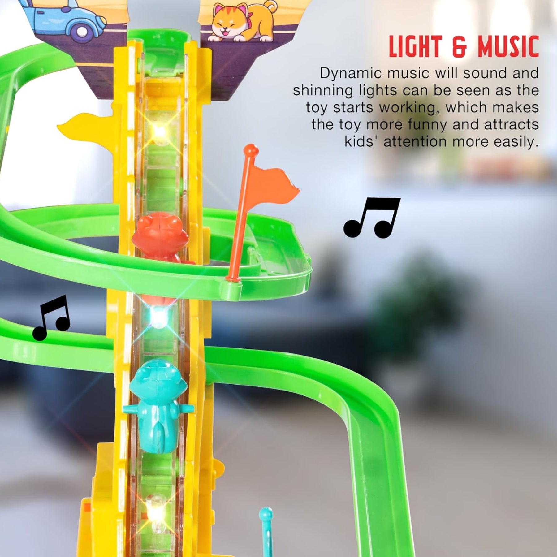 Baby Kitty Rush Glider Slider Toy