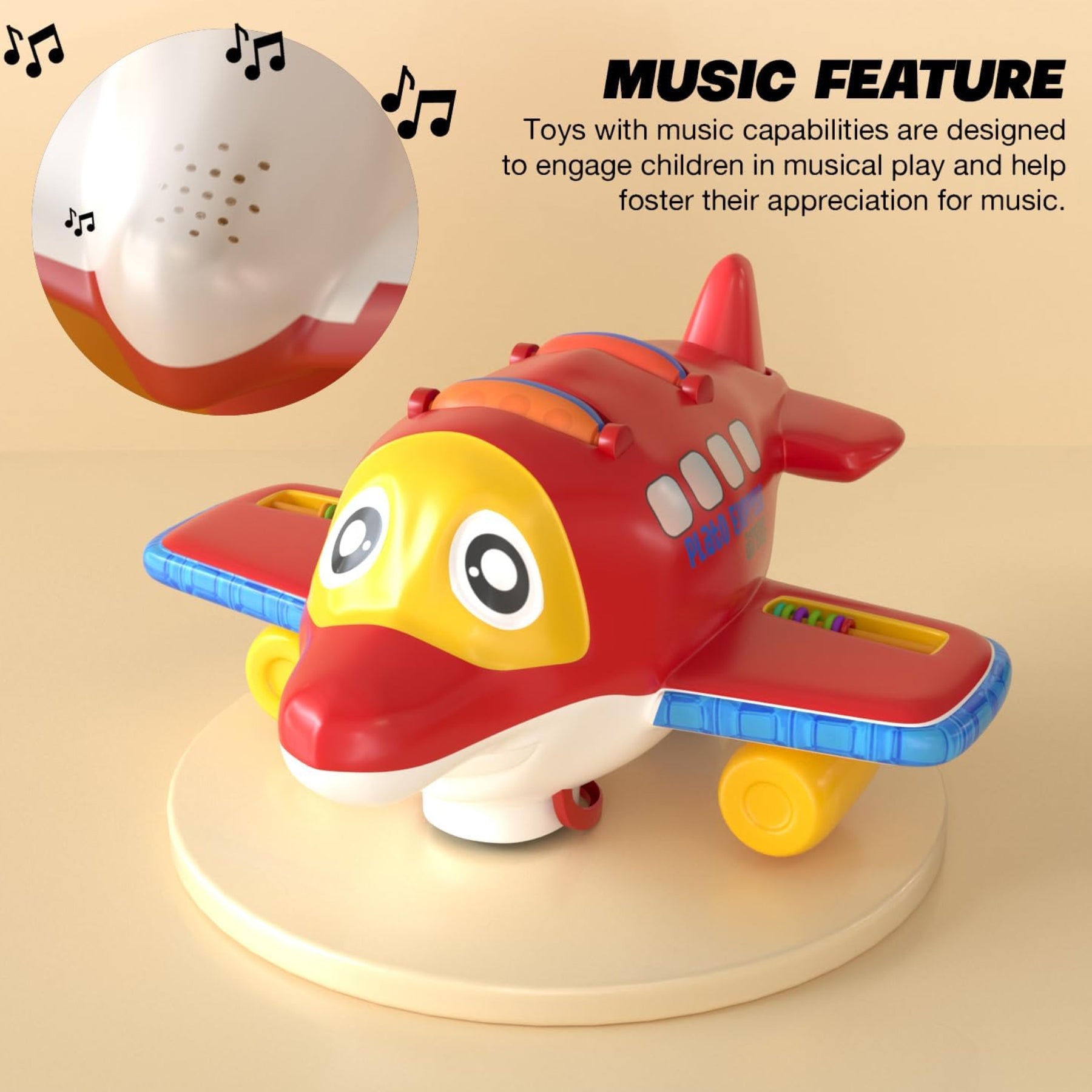 Funbee Aeroplane Baby Musical Toy