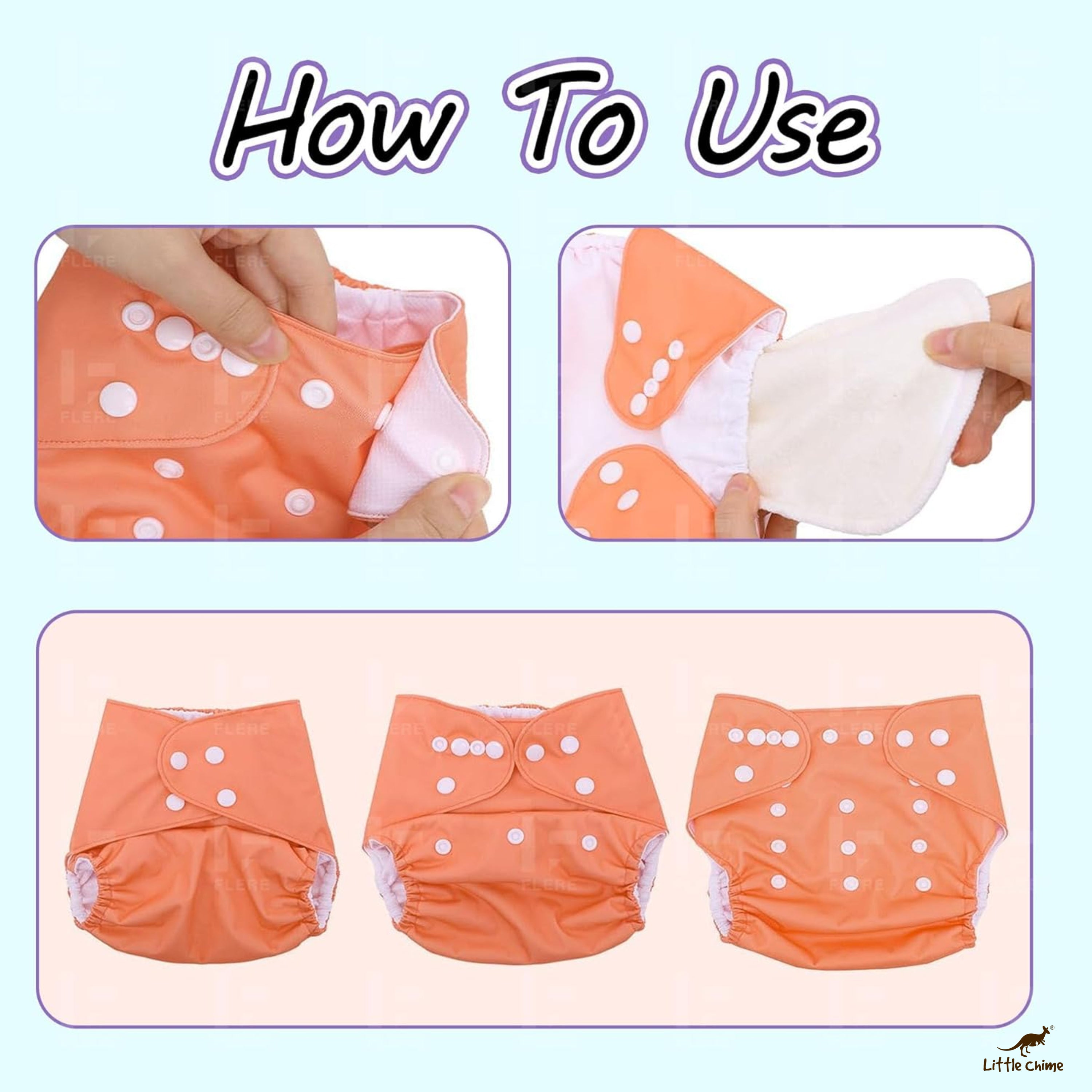 Baby Cotton Cloth Diapers