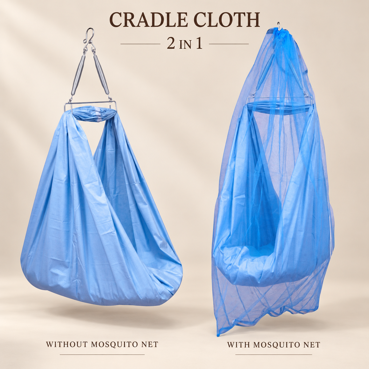 LittleChime Blue Cradle Cloth Combo