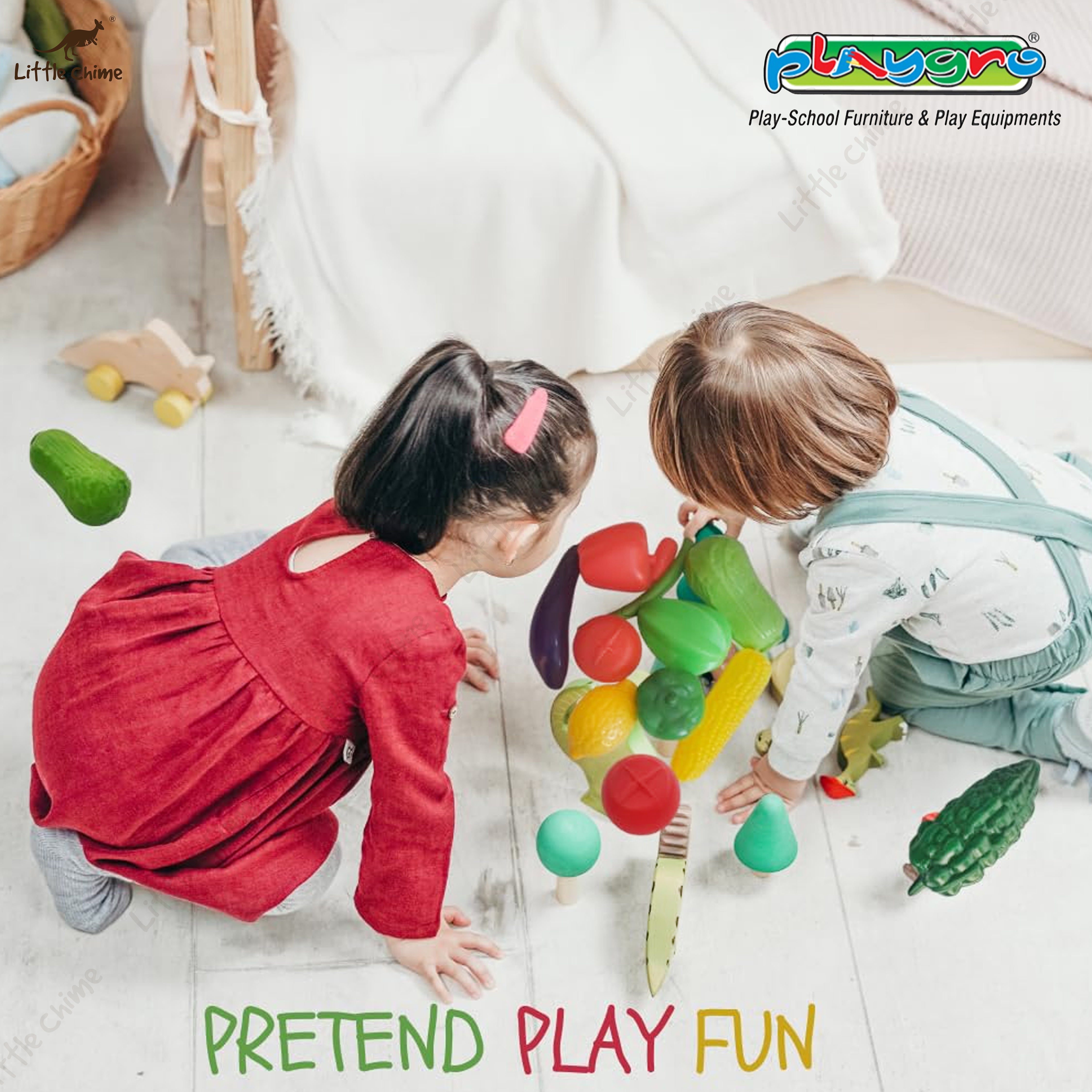 Littlechime vegetable toy set