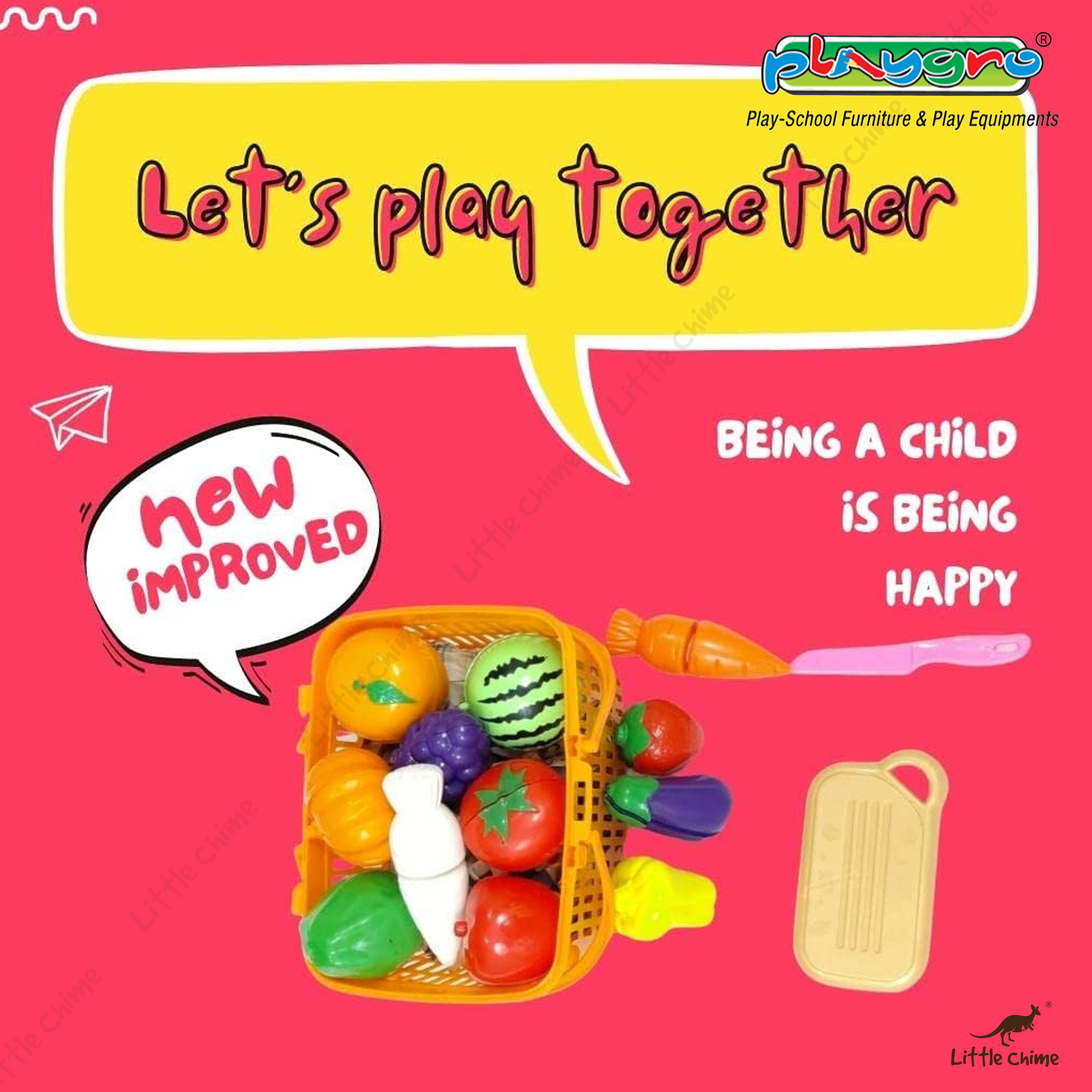 Littlechime vegetable toy set