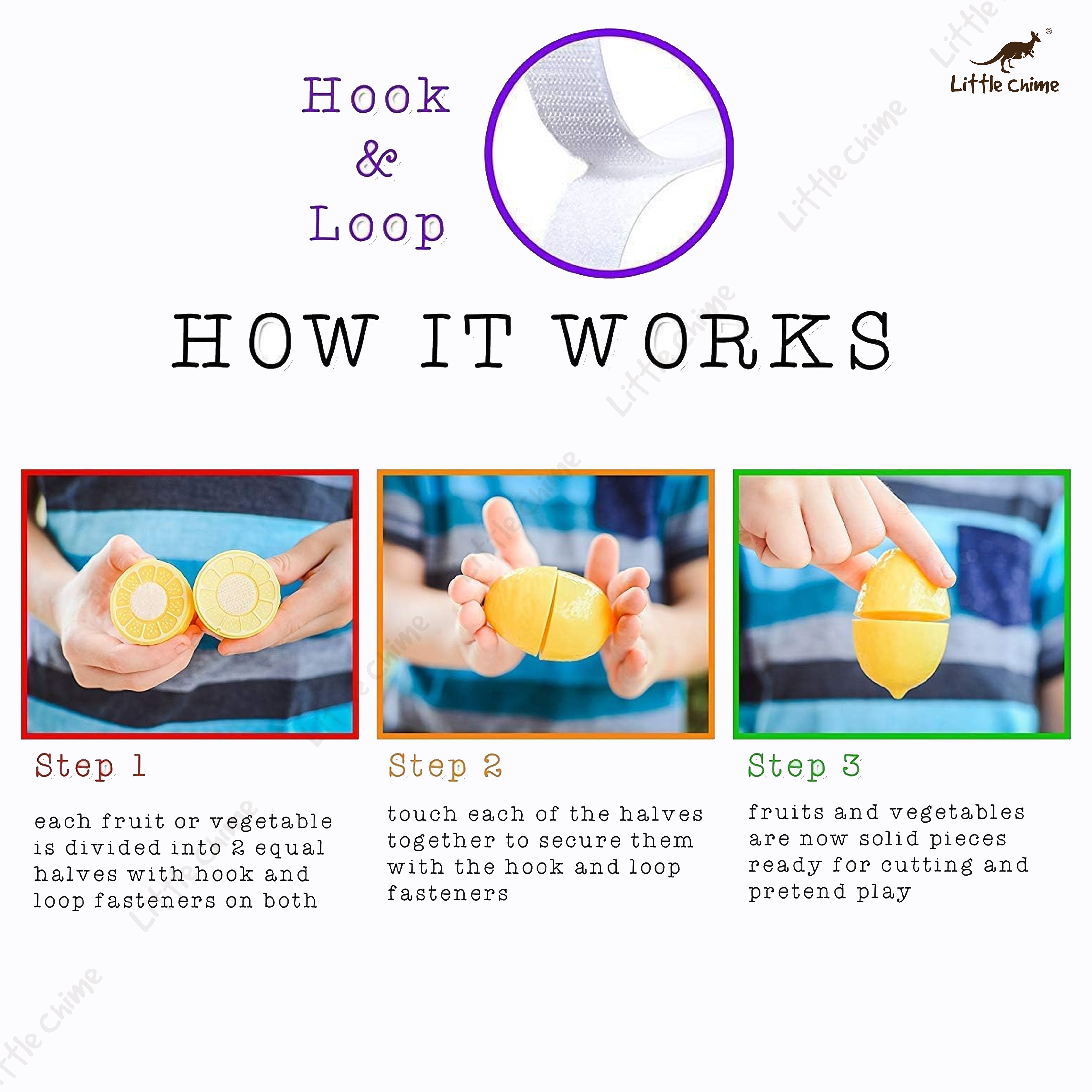 Littlechime vegetable toy set