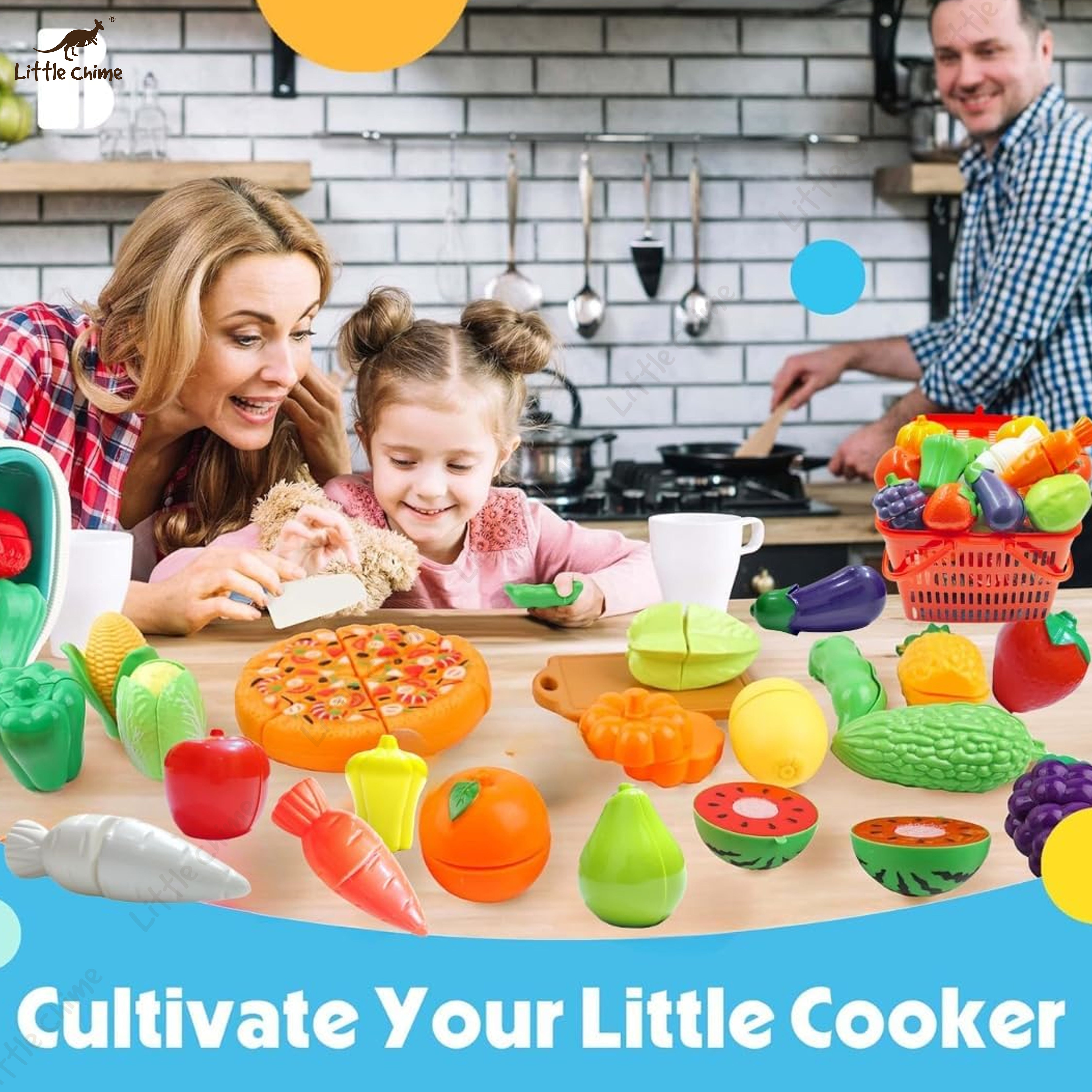 Littlechime vegetable toy set