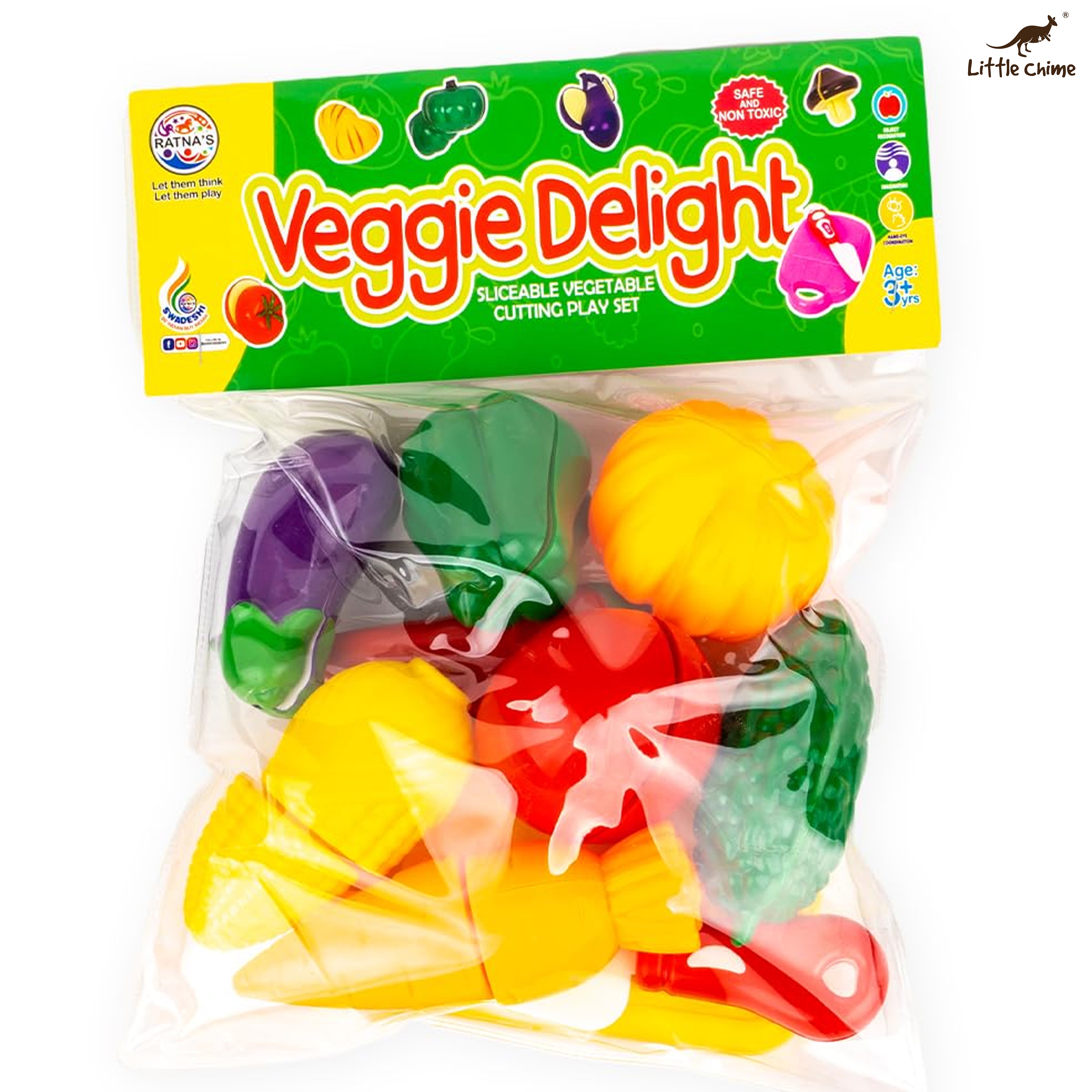 Littlechime veggie delight veg cut set
