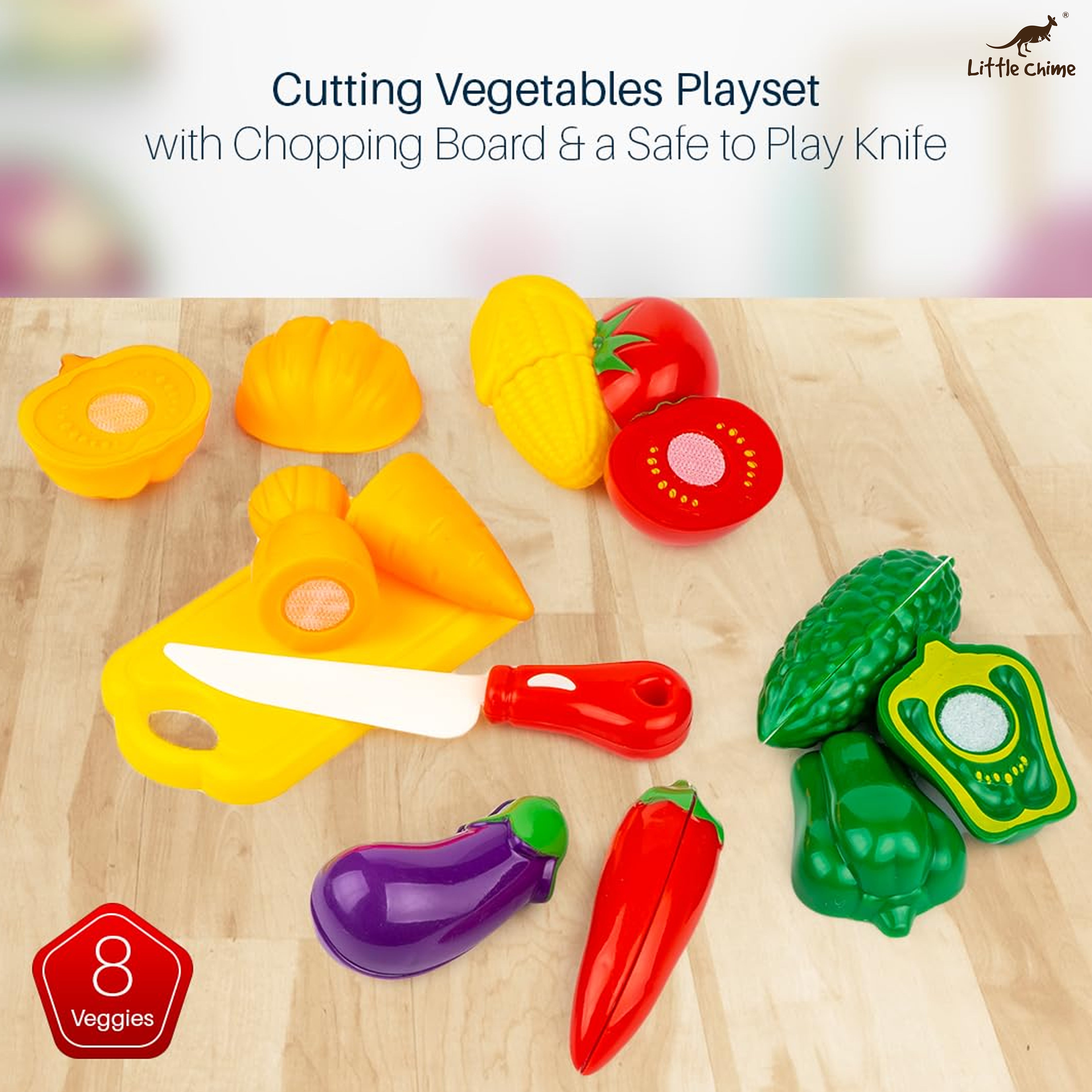 Littlechime veggie delight veg cut set