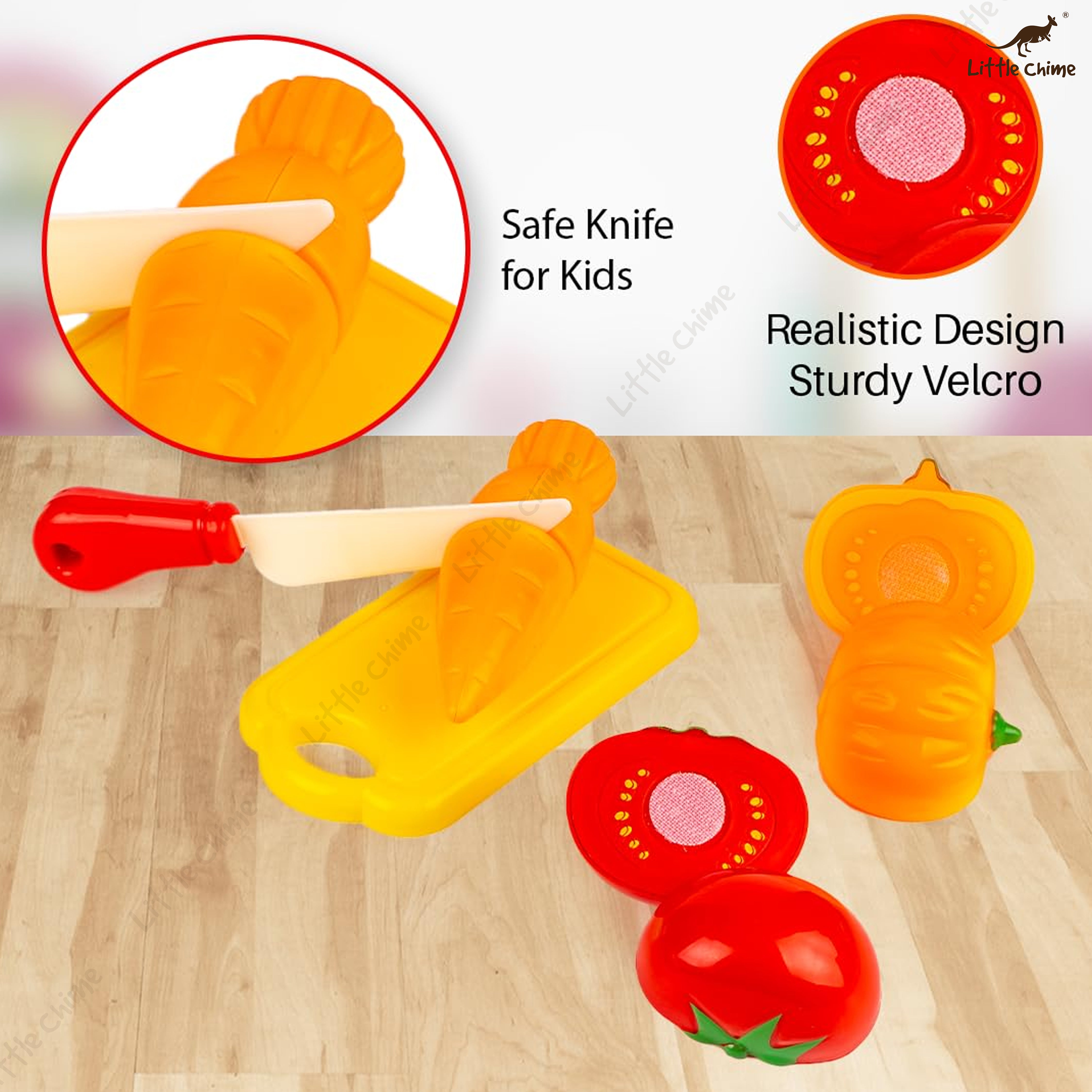 Littlechime veggie delight veg cut set