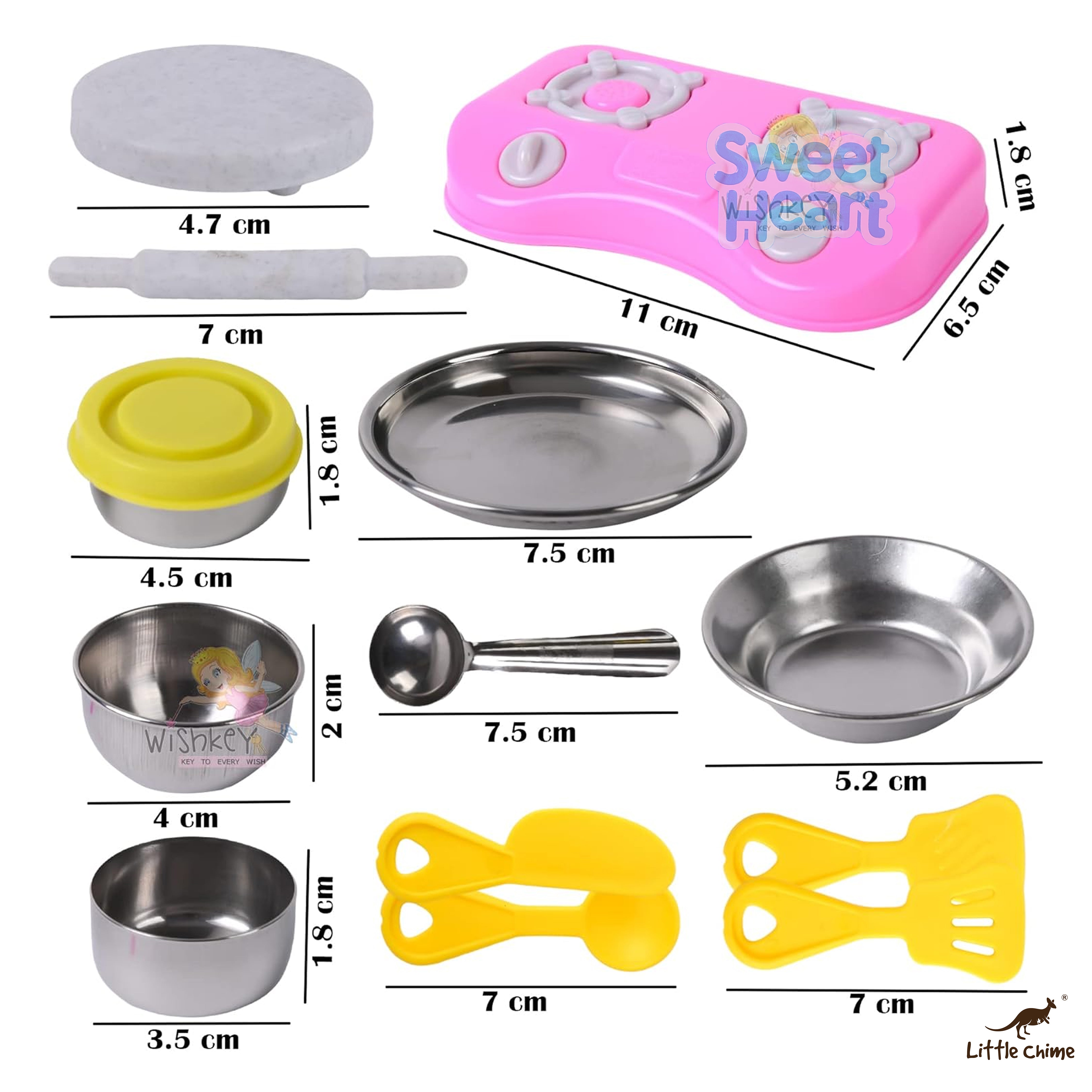 Littlechime sweet heart kitchen set